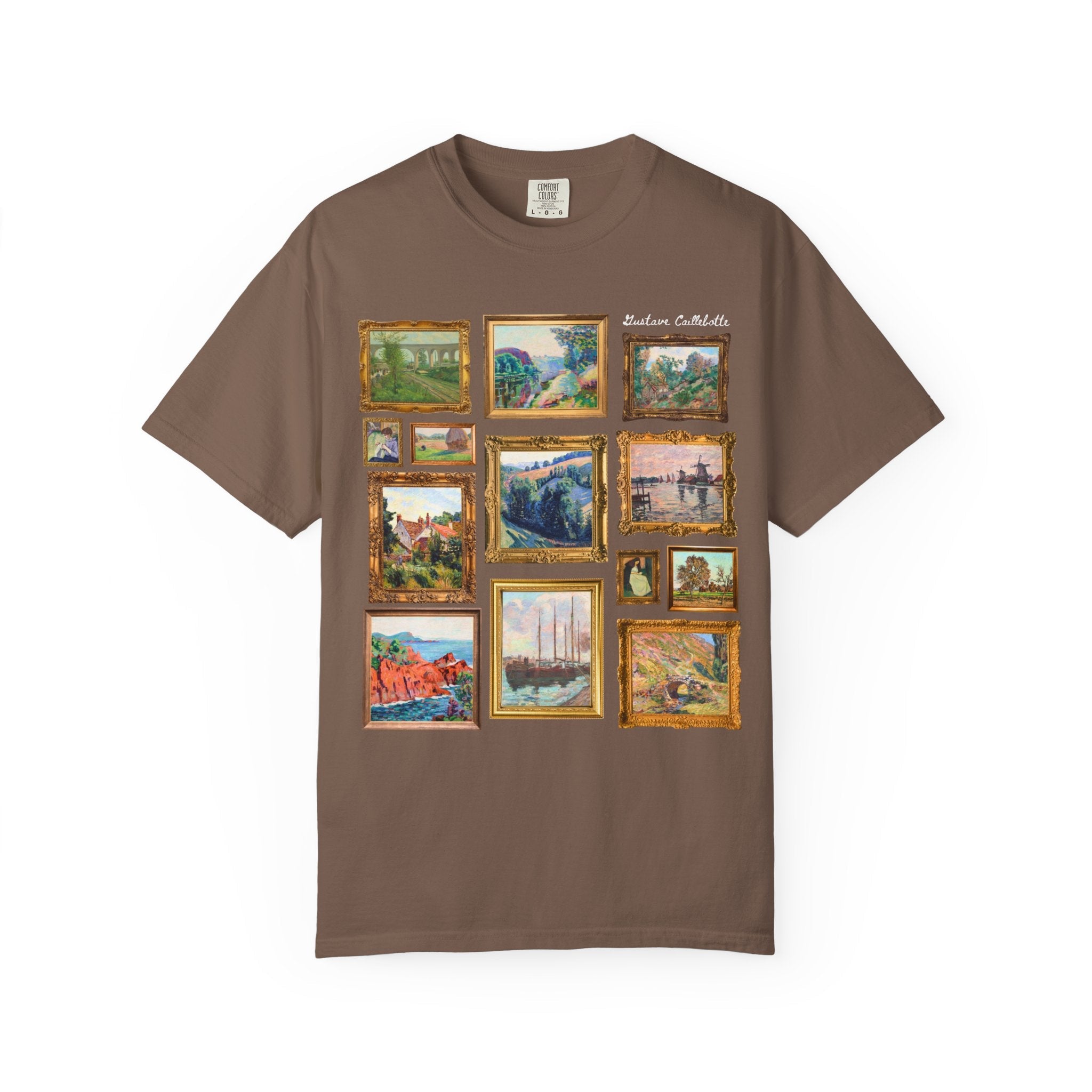 Gustave Caillebotte Art History Tee Shirt for Friend Who Loves Art, Museum Lover Gift, Impressionist and Realism 19th Century Art Movements - Opal and June