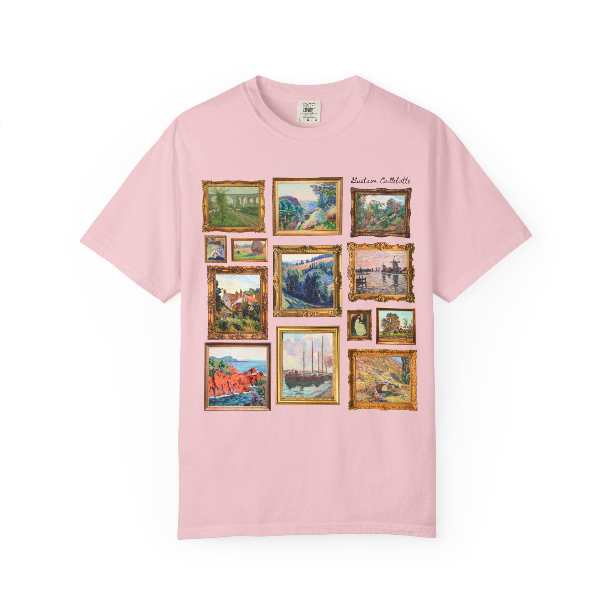 Gustave Caillebotte Art History Tee Shirt for Friend Who Loves Art, Museum Lover Gift, Impressionist and Realism 19th Century Art Movements - Opal and June