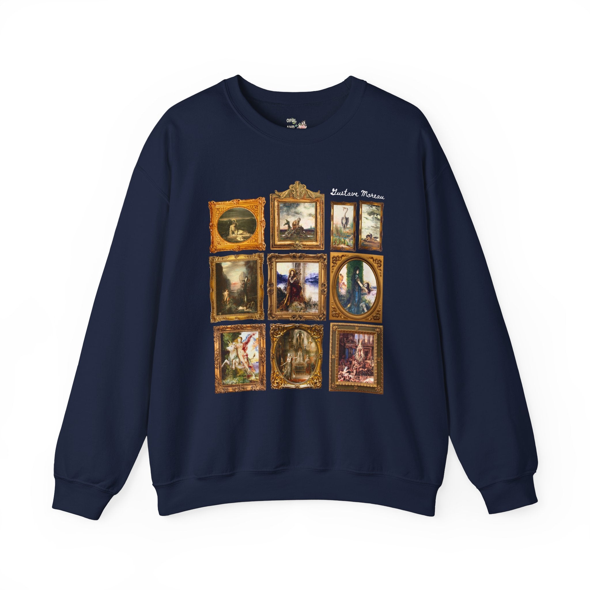 Gustave Moreau Art History Sweatshirt: Famous Paintings, 19th Century French Art History, Humanities Professor, Symbolism Art Movement - Opal and June