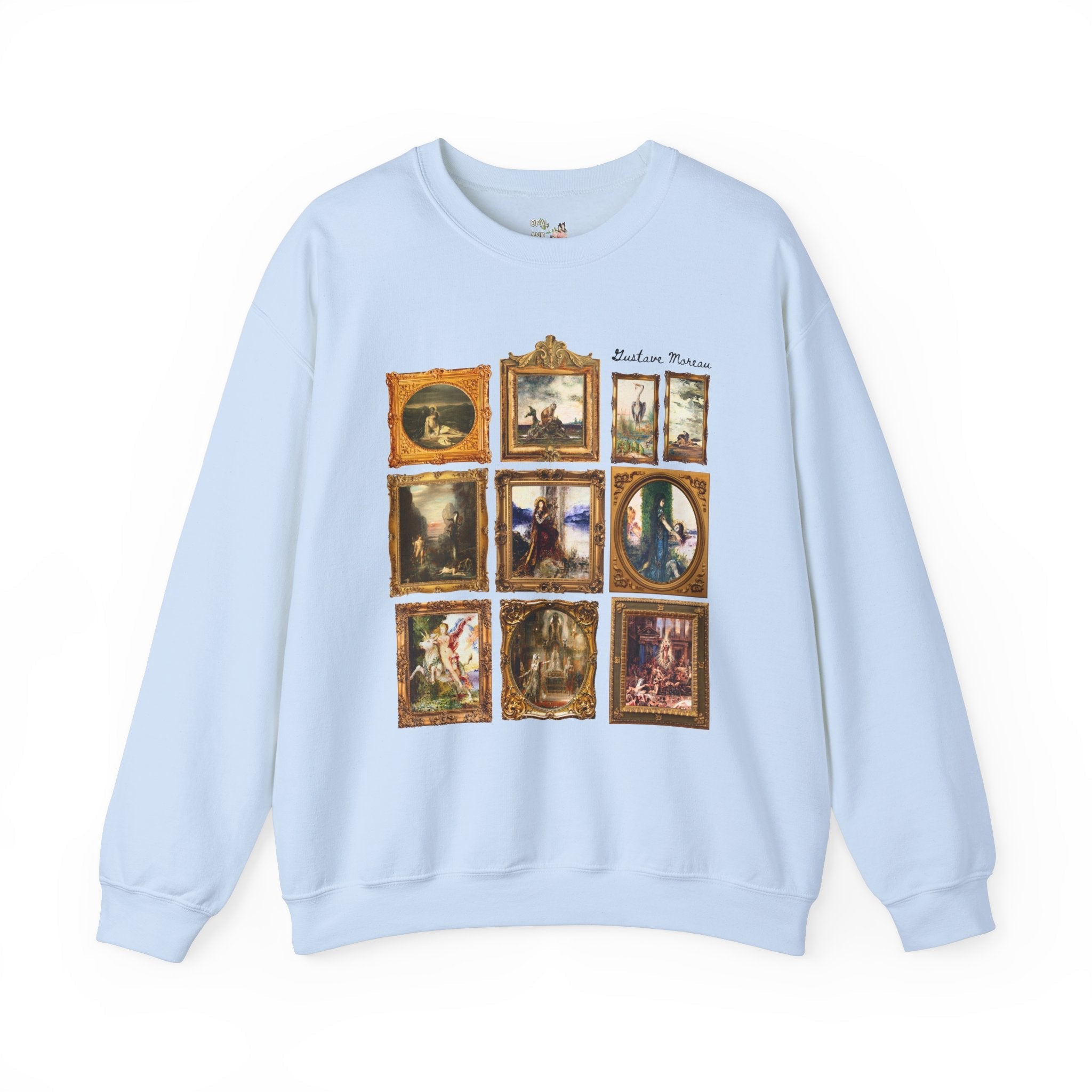 Gustave Moreau Art History Sweatshirt: Famous Paintings, 19th Century French Art History, Humanities Professor, Symbolism Art Movement - Opal and June