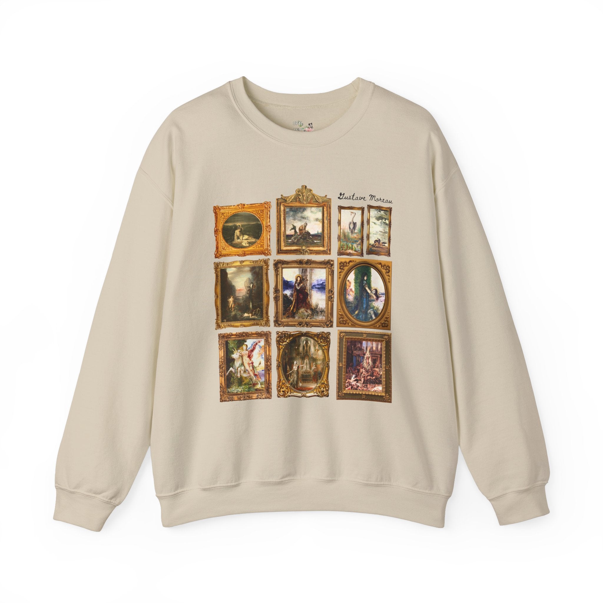 Gustave Moreau Art History Sweatshirt: Famous Paintings, 19th Century French Art History, Humanities Professor, Symbolism Art Movement - Opal and June
