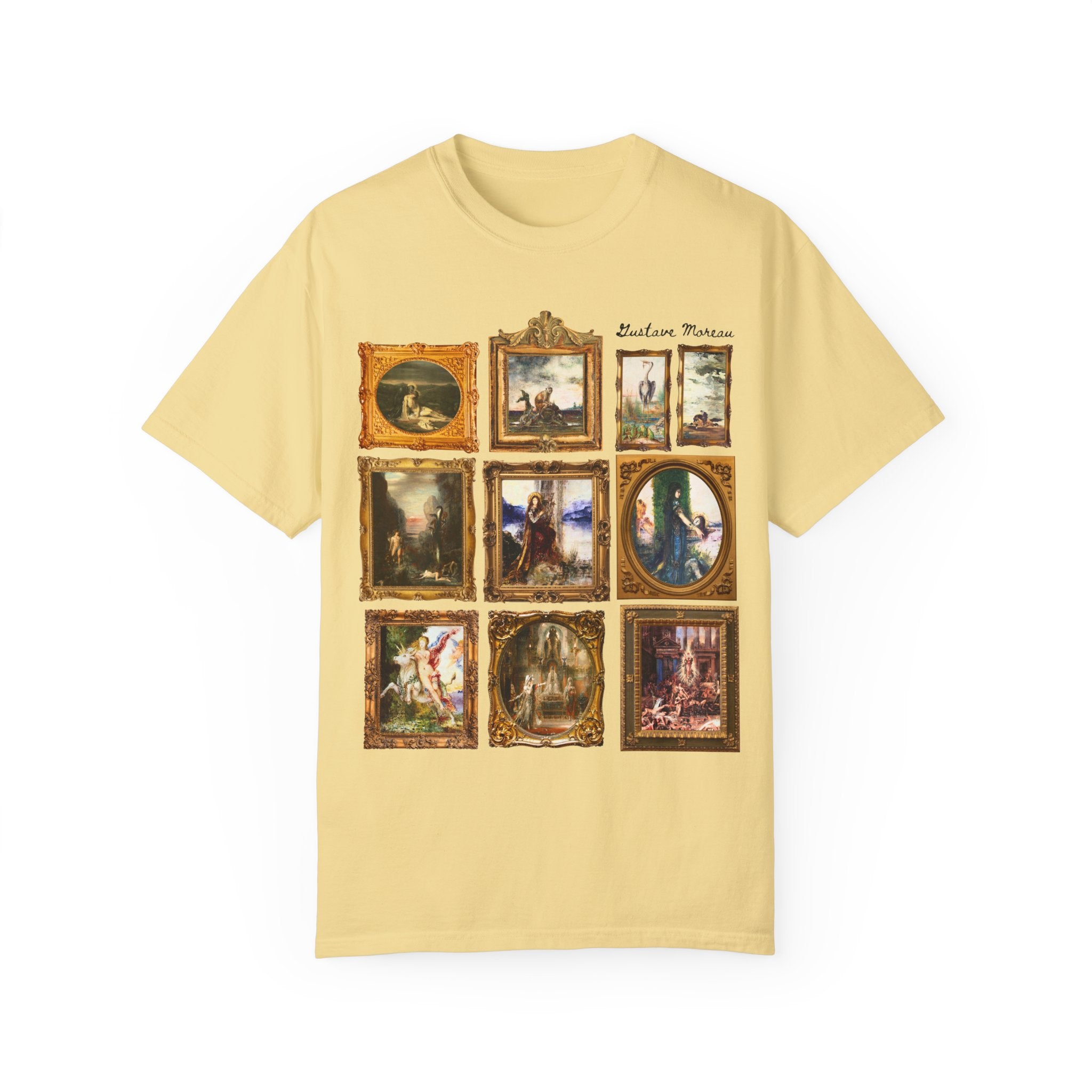 Gustave Moreau Art History Tee Shirt: Famous Paintings, 19th Century French Art History, Humanities Professor, Symbolism Gothic Art Movement - Opal and June