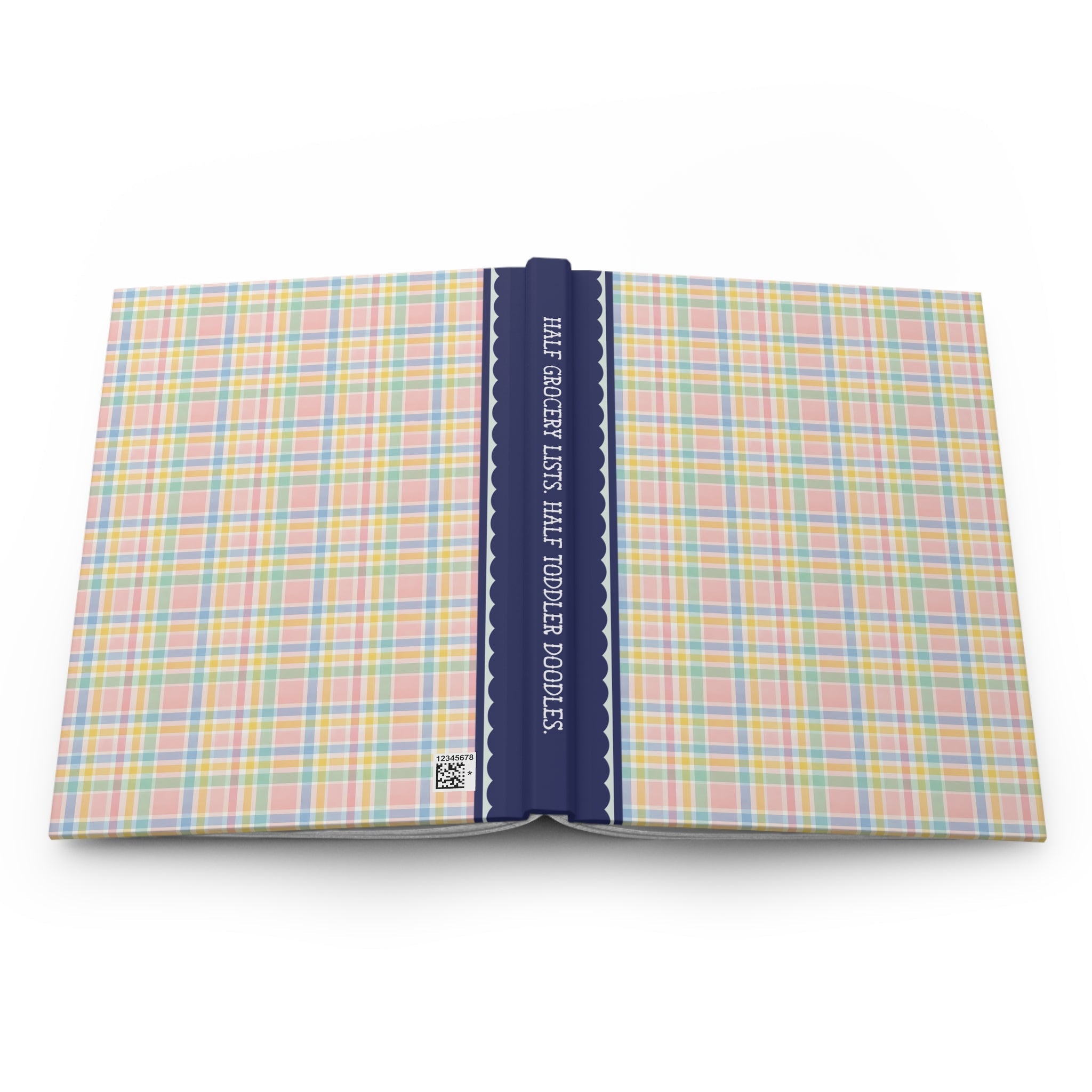 Half Grocery Lists. Half Toddler Doodles: Funny Mother's Day Notebook for Mom with Toddlers, Gift from Toddler for Mom's Birthday - Opal and June