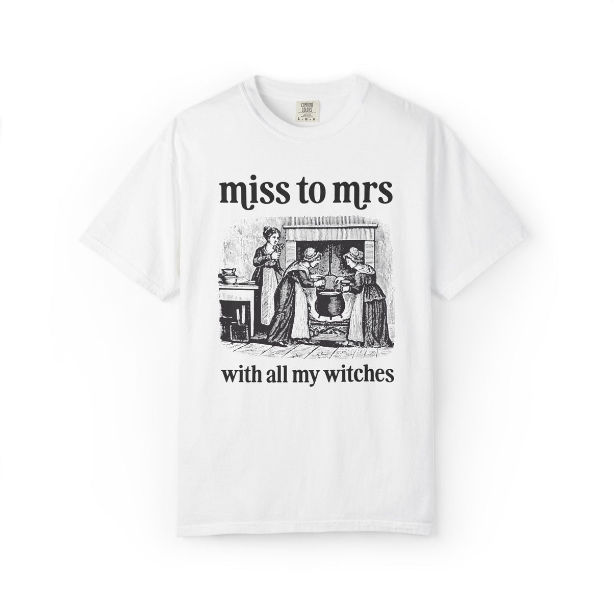 Halloween Bachelorette Tee for Witchy Bride and Bridesmaids: All My Witches, Silly Goblincore Bachelorette Party or Bridal Party T-Shirt - Opal and June