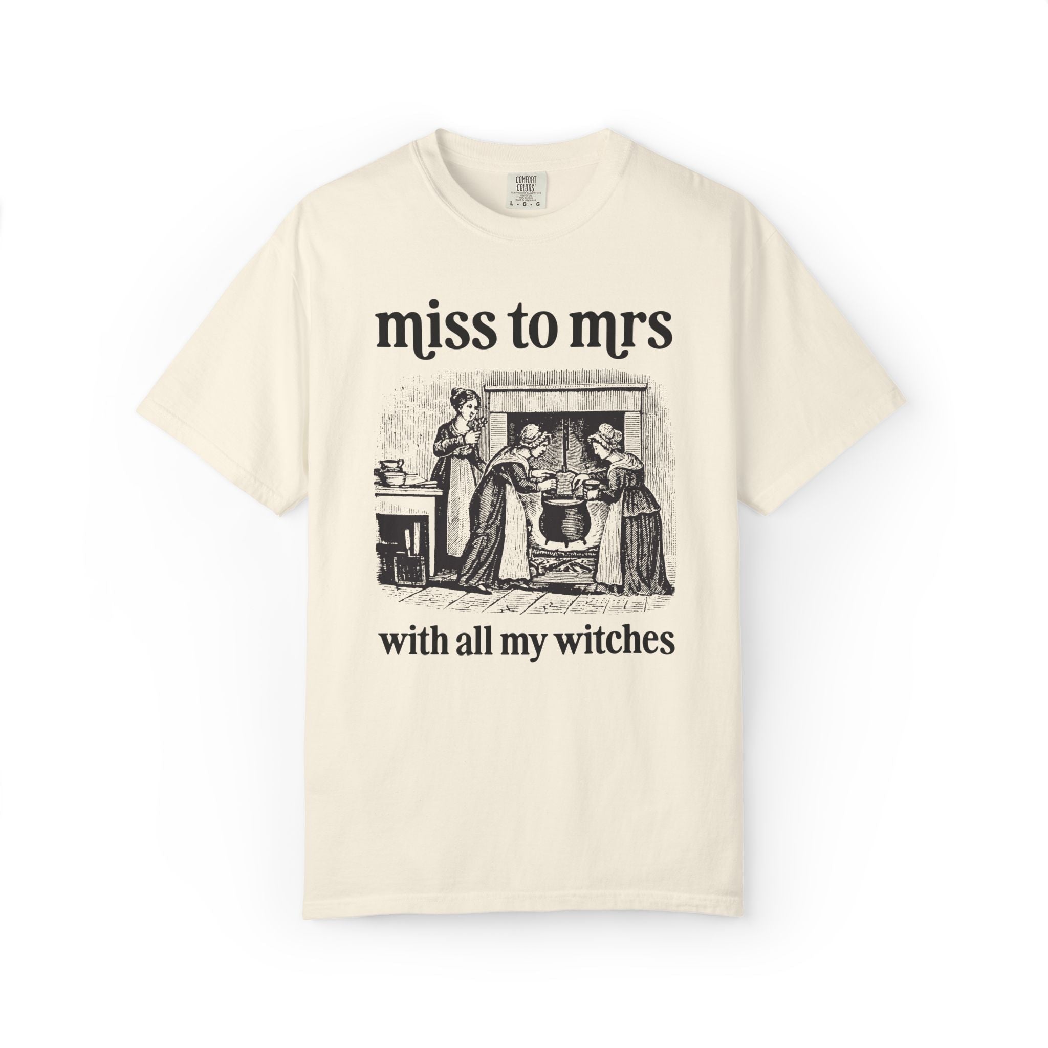 Halloween Bachelorette Tee for Witchy Bride and Bridesmaids: All My Witches, Silly Goblincore Bachelorette Party or Bridal Party T-Shirt - Opal and June
