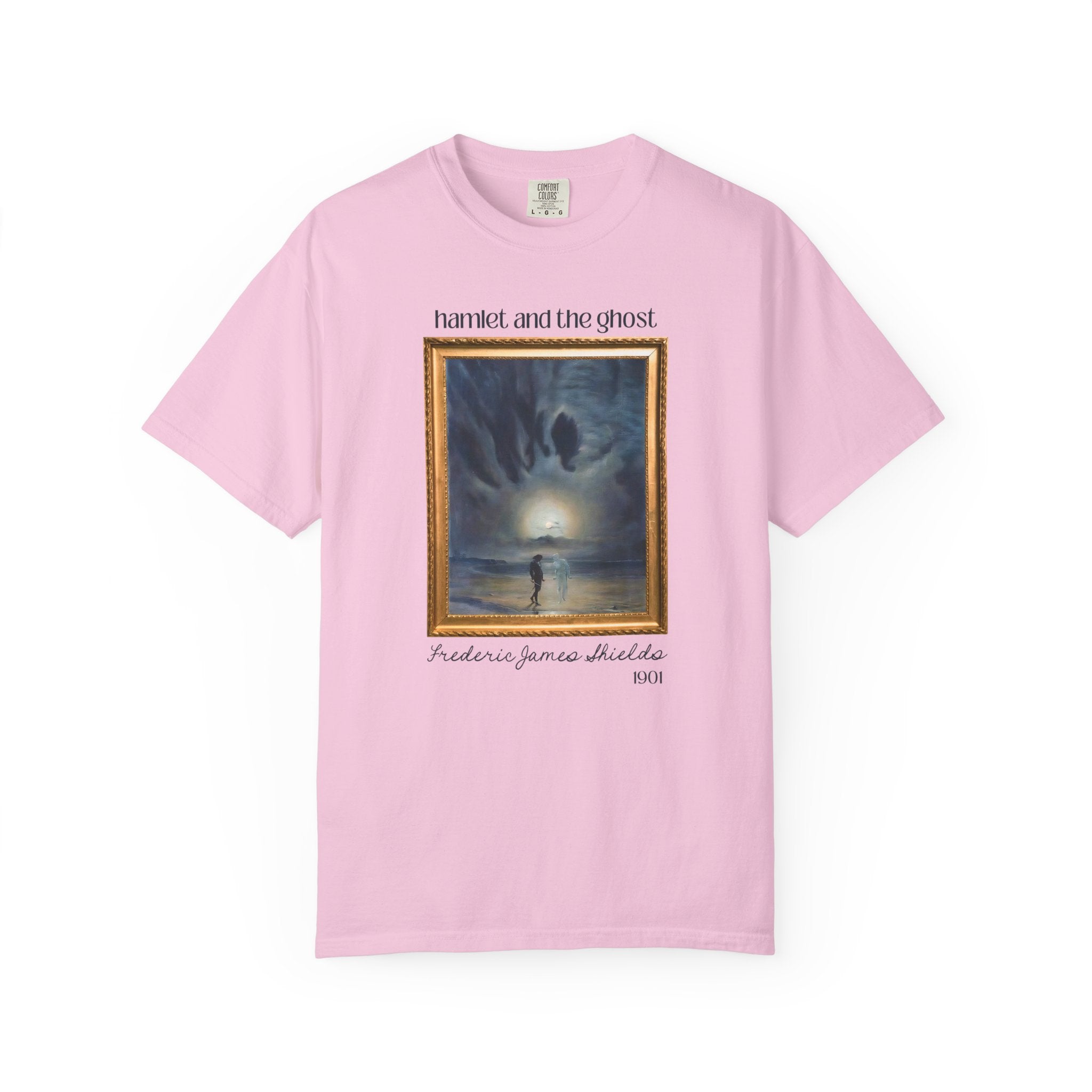Hamlet by William Shakespeare Book Lover Halloween T-Shirt, Hamlet and the Ghost Painting, Frederick James Shields, Bookish 19th Century Art - Opal and June