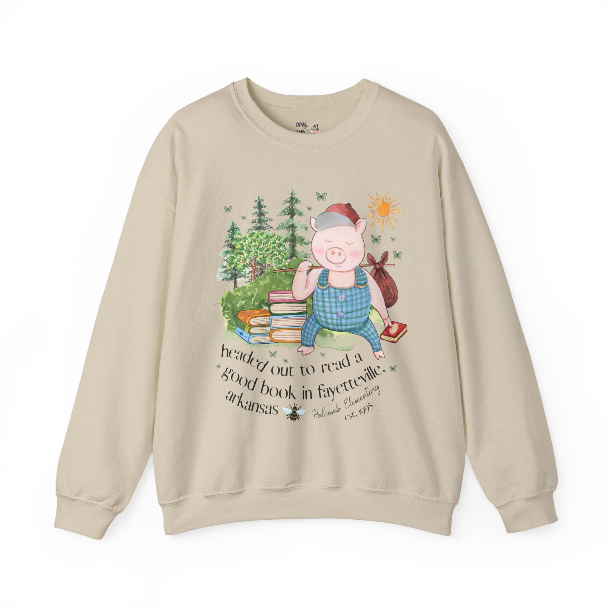 Happy Hollow Elementary School Sweatshirt: Rooted in Learning - Opal and June