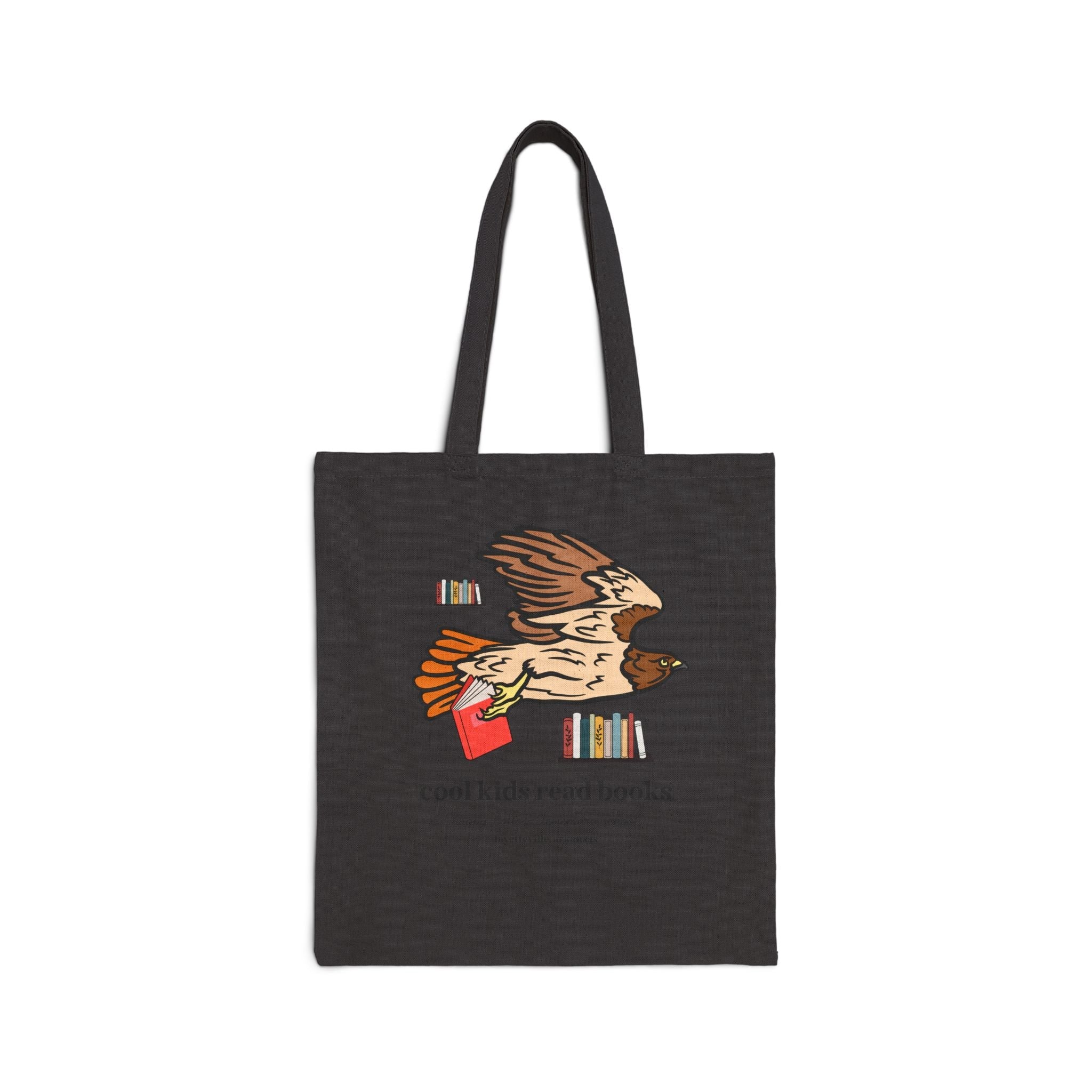 Happy Hollow Elementary School Tote Bag: Cool Kids Read Books | FPS + Opal and June Tote Bag, Fayetteville Public Schools - Opal and June