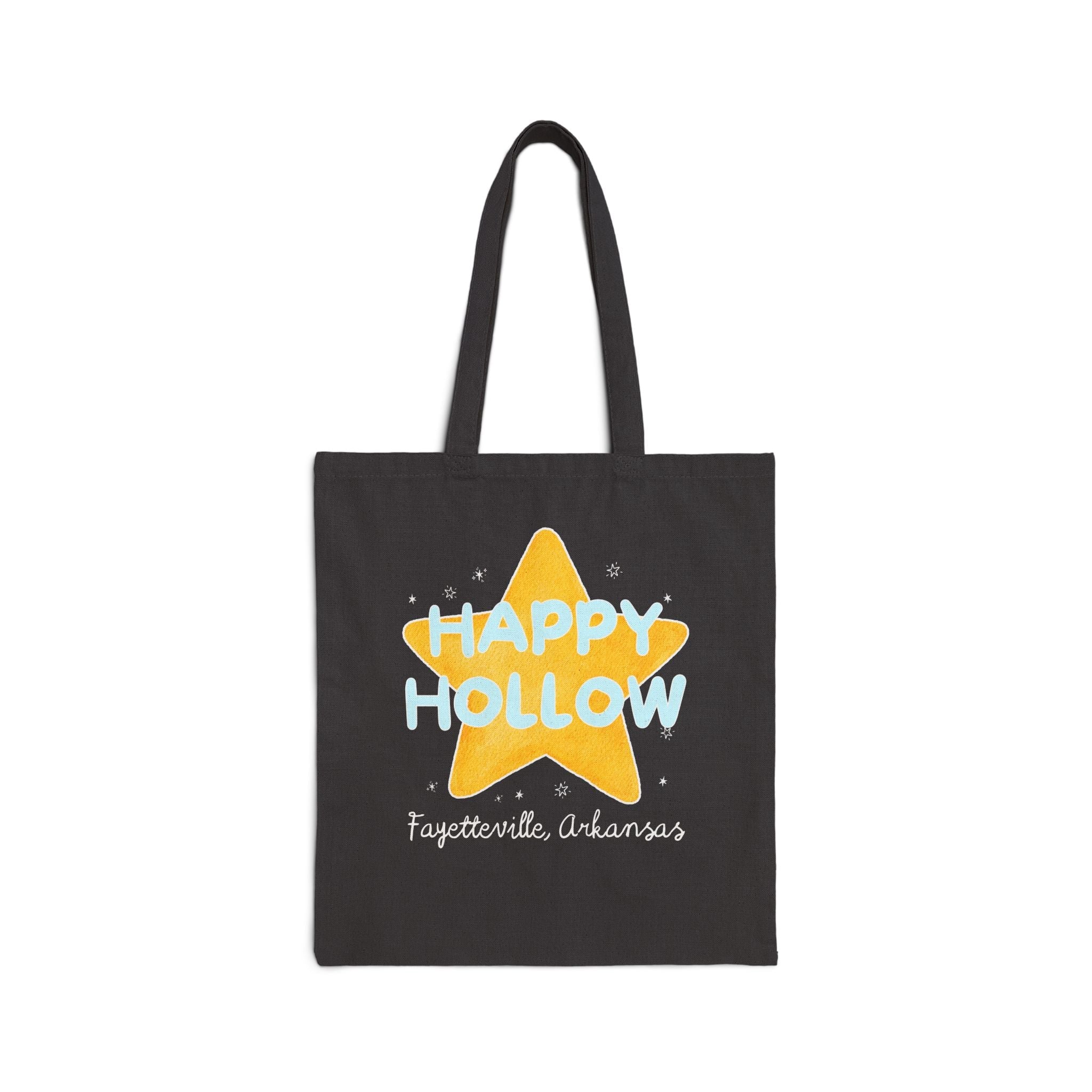 Happy Hollow Elementary Tote Bag: Retro Star Design | FPS + Opal and June Tote Bag, Fayetteville Public Schools - Opal and June