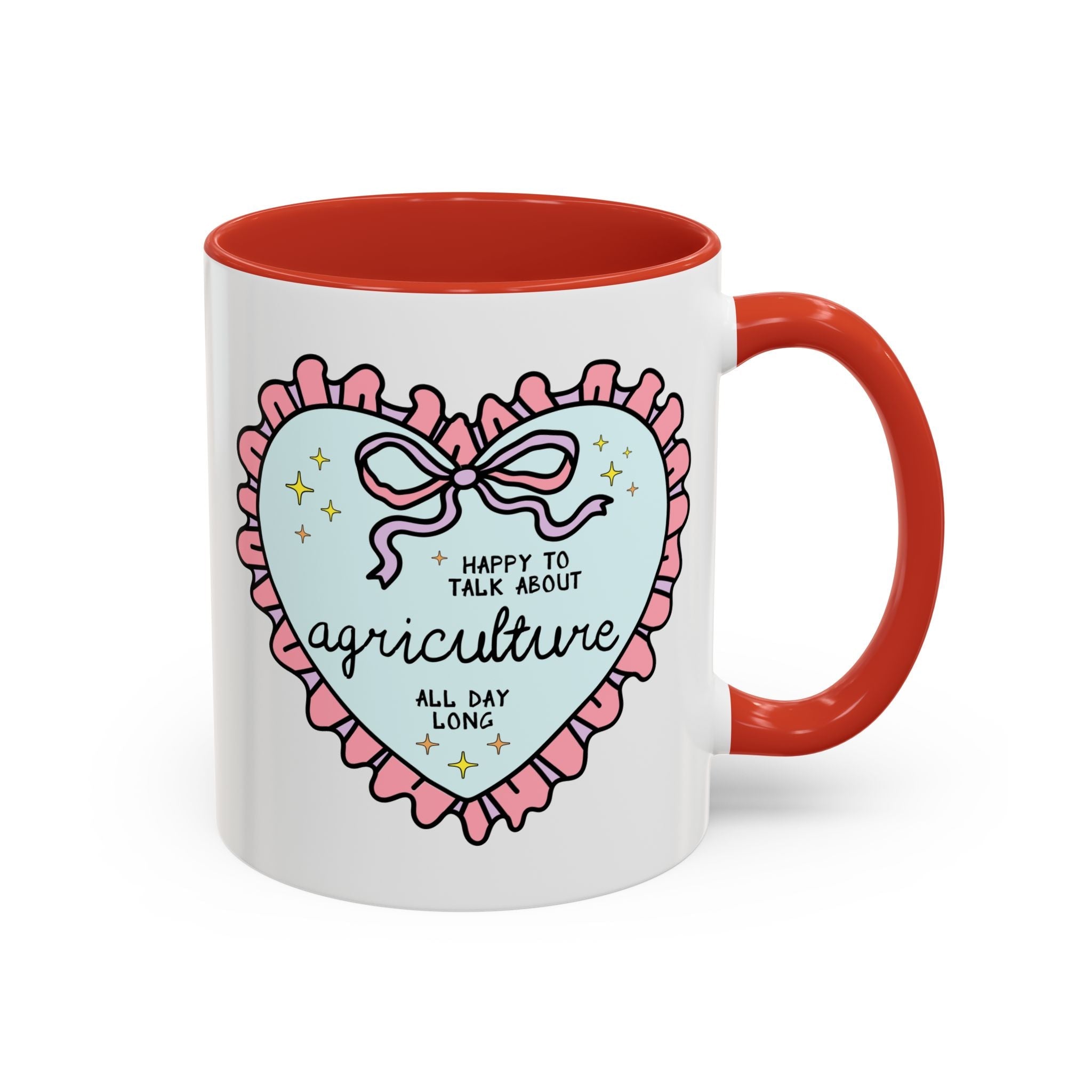 Happy to Talk About Agriculture All Day Long Coffee Mug - Opal and June