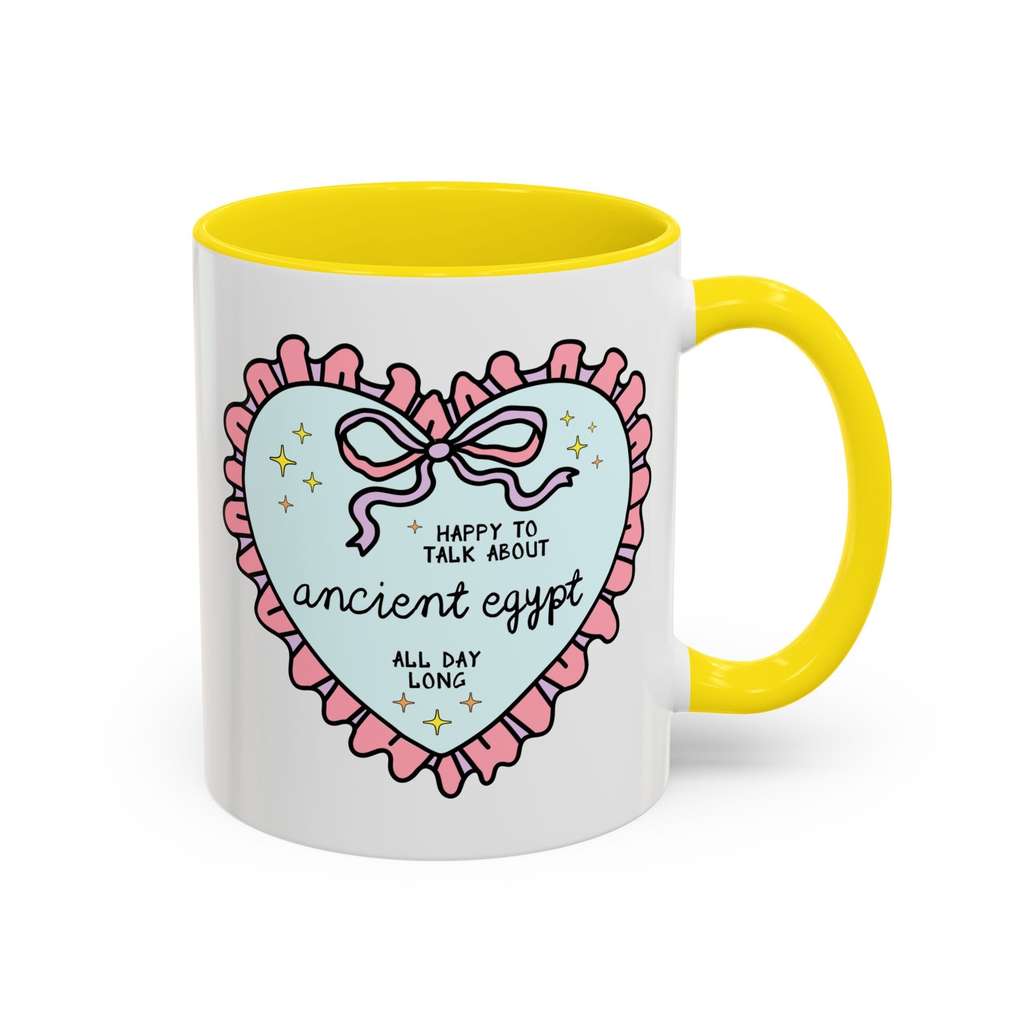 Happy to Talk About Ancient Egypt All Day Long Coffee Mug - Opal and June