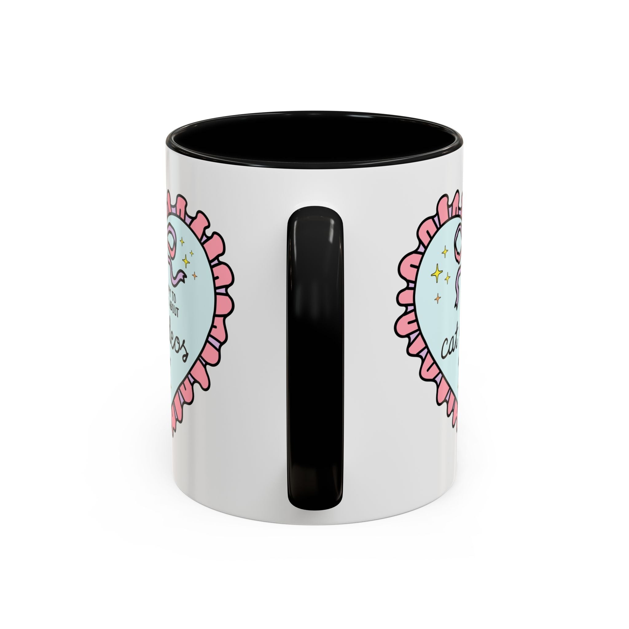 Happy to Talk About Cat Videos All Day Long Coffee Mug - Opal and June