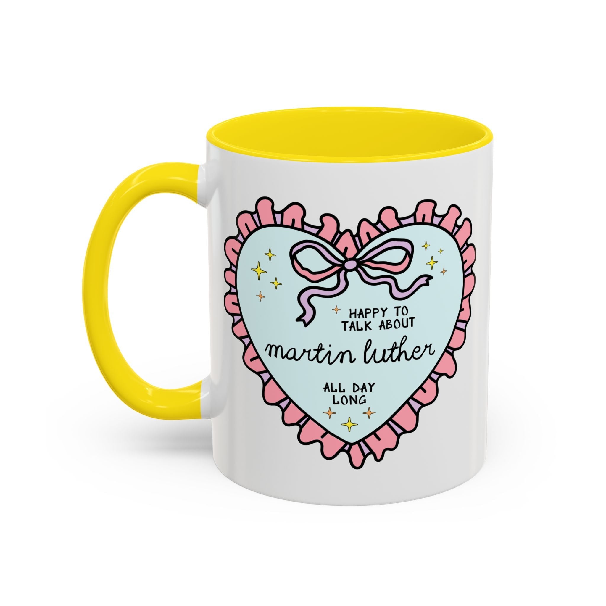 Happy to Talk About Martin Luther All Day Long Coffee Mug - Opal and June