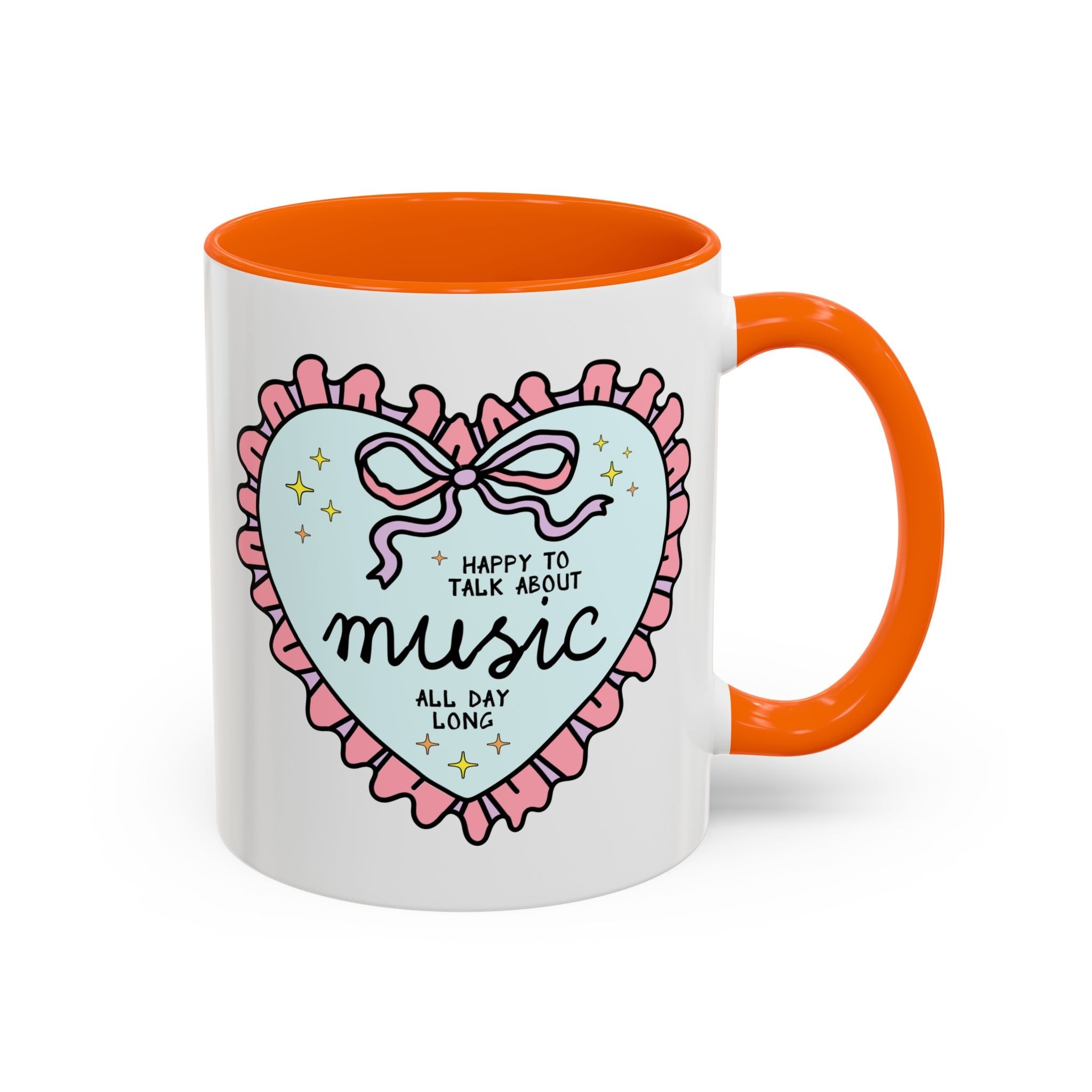Happy to Talk About Music All Day Long Coffee Mug - Opal and June