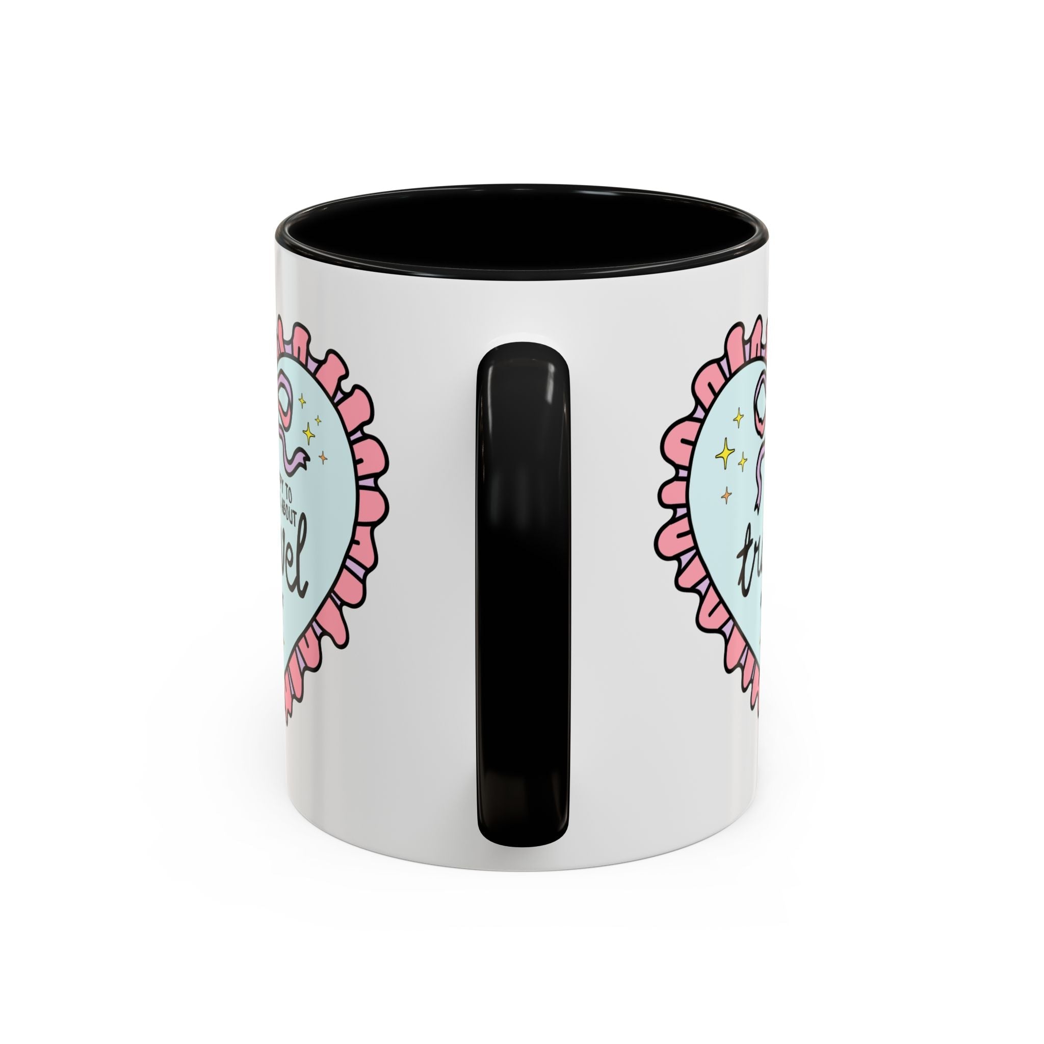 Happy to Talk About Travel All Day Long Coffee Mug - Opal and June