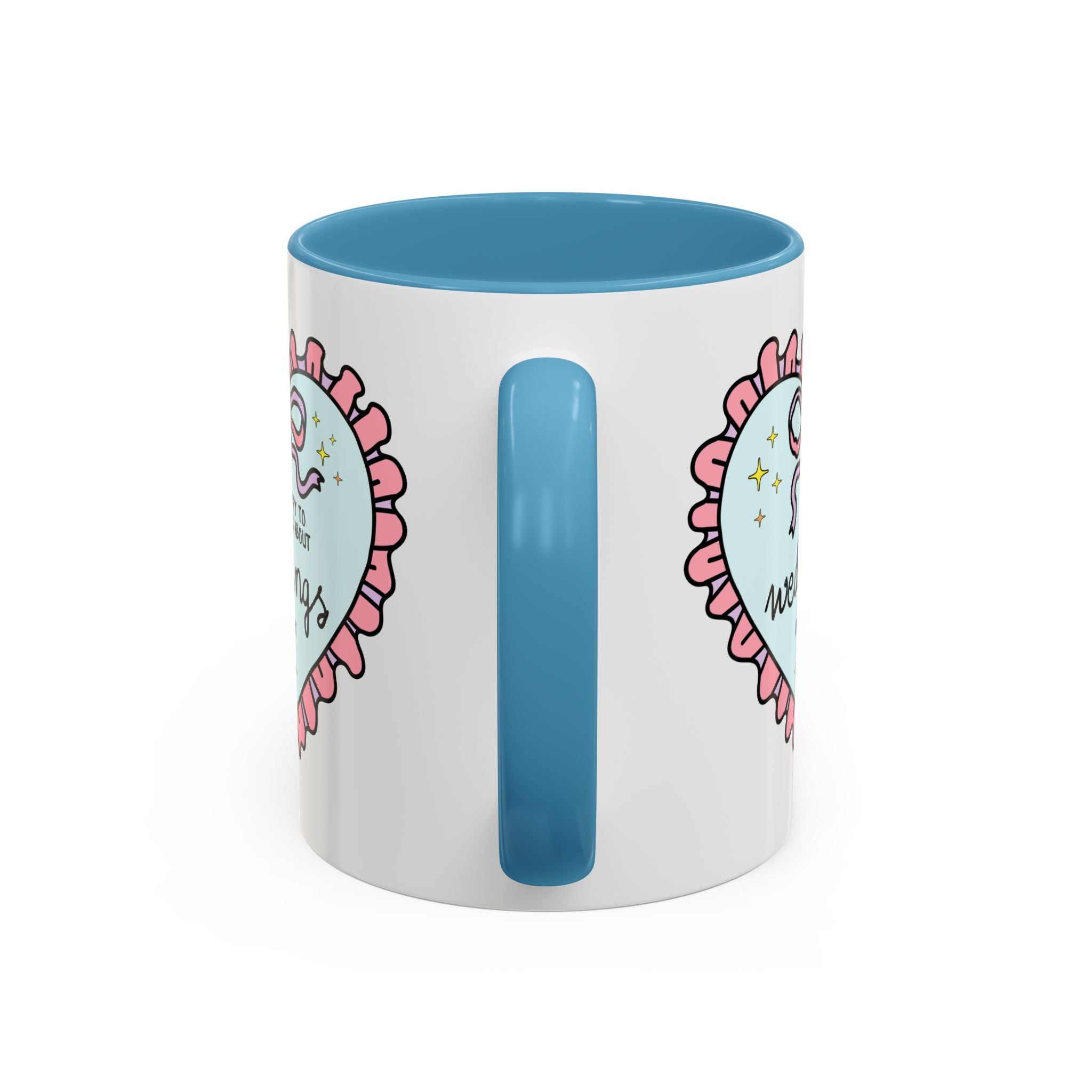 Happy to Talk About Weddings All Day Long Coffee Mug - Opal and June