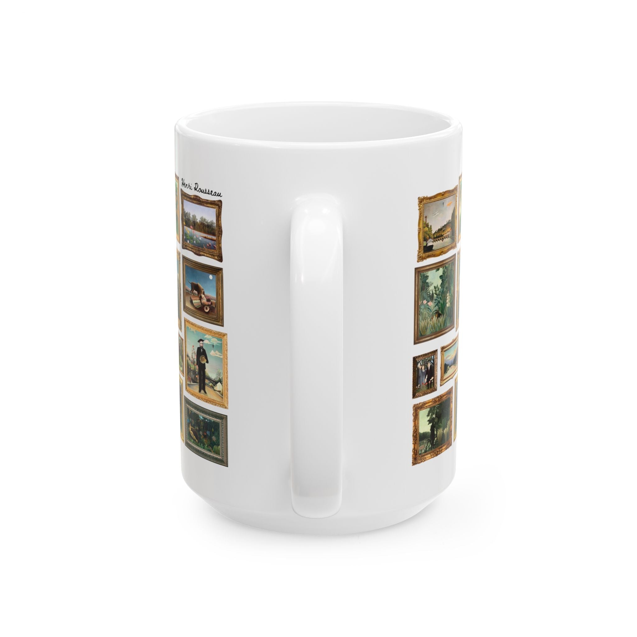 Henri Rousseau Art History Coffee Mug for Museum Lover, French Post - Impressionist Art Movement, Colorful Primitivism Art Historian Gift - Opal and June