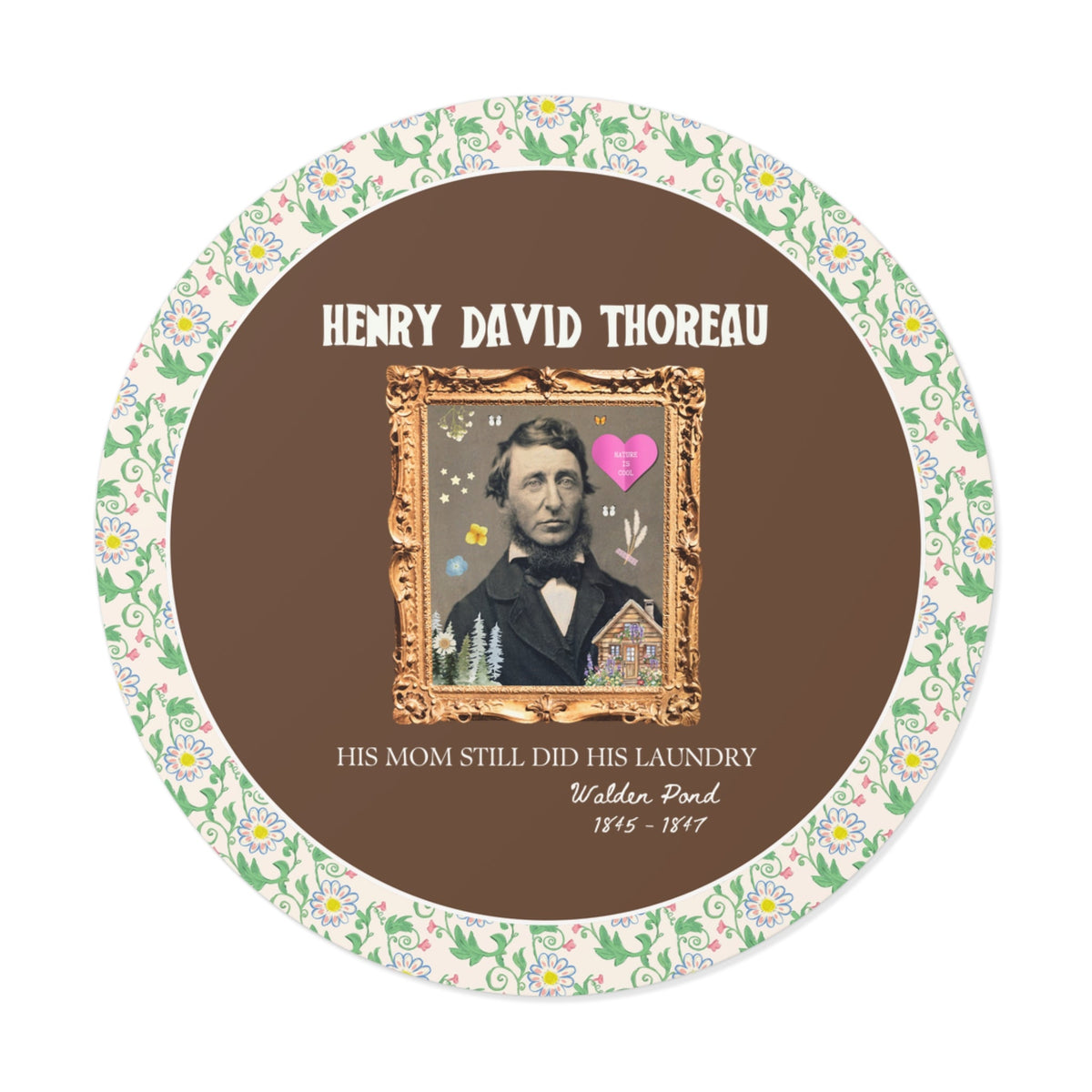 Henry David Thoreau Sticker - Opal and June