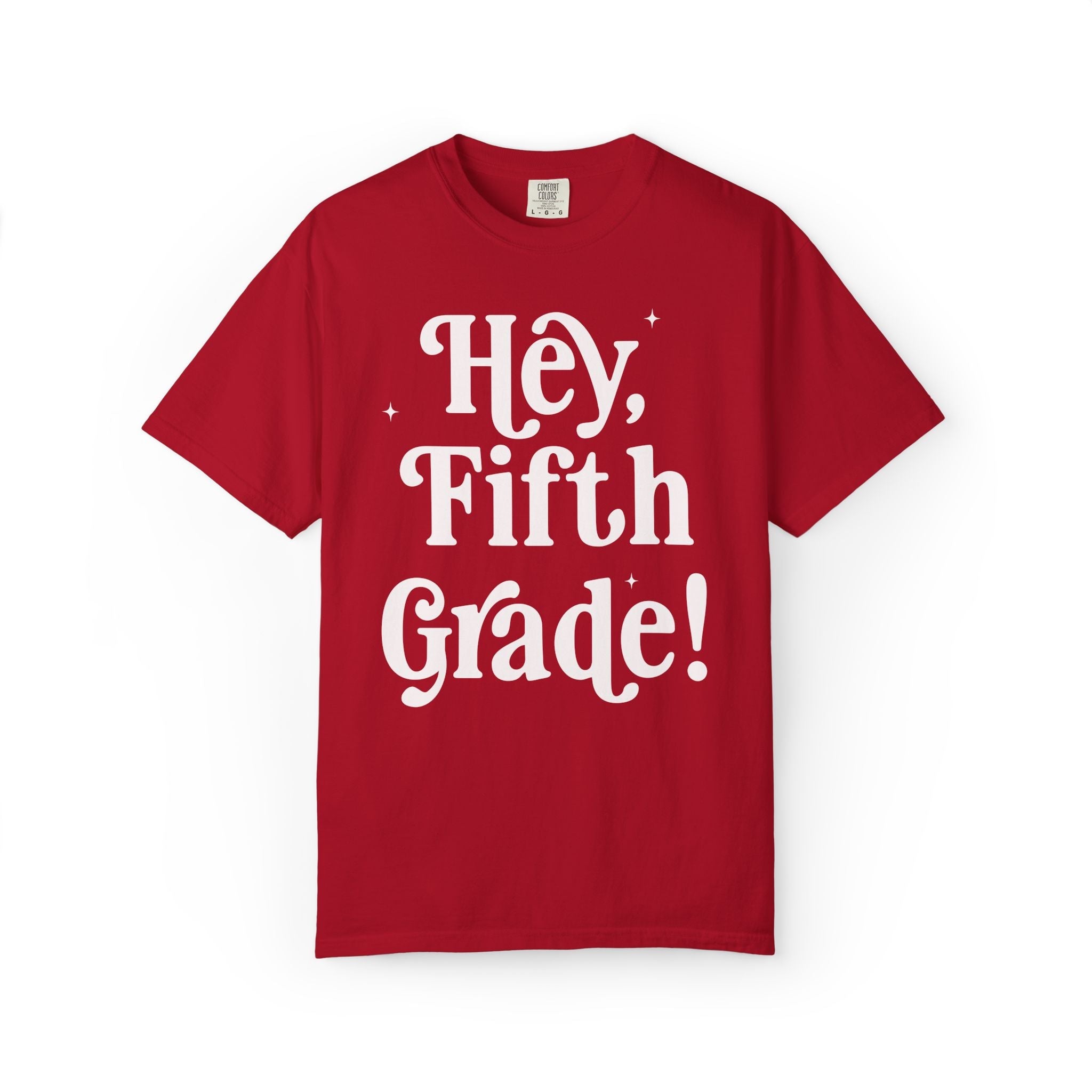 Hey Fifth Grade Back to School Matching Teacher T-Shirt, Cute Fifth Grade Teacher Team or Fifth Grade Team Tee, Paraprofessional Gift - Opal and June
