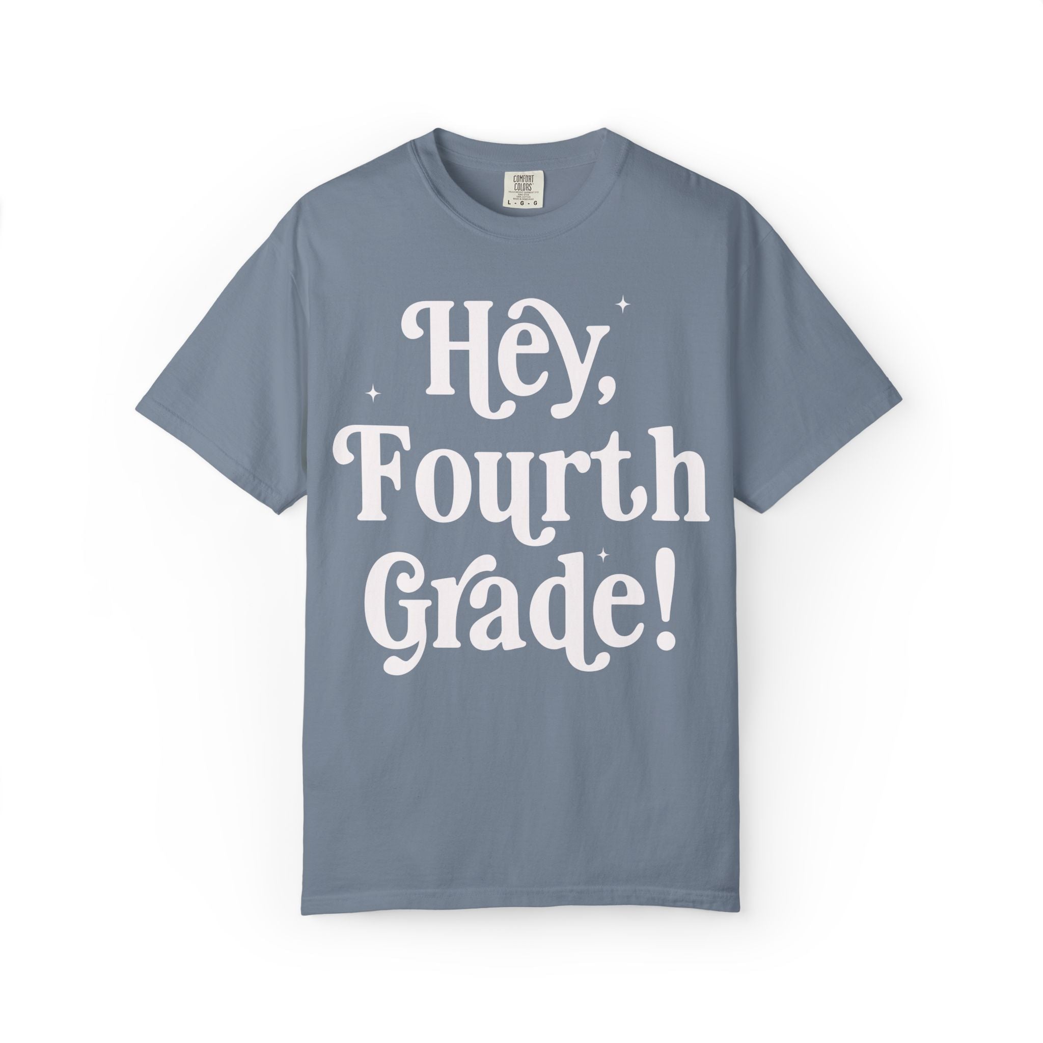 Hey Fourth Grade Back to School Matching Teacher T-Shirt, Cute Fourth Grade Teacher Team or Fourth Grade Team Tee, Paraprofessional Gift - Opal and June