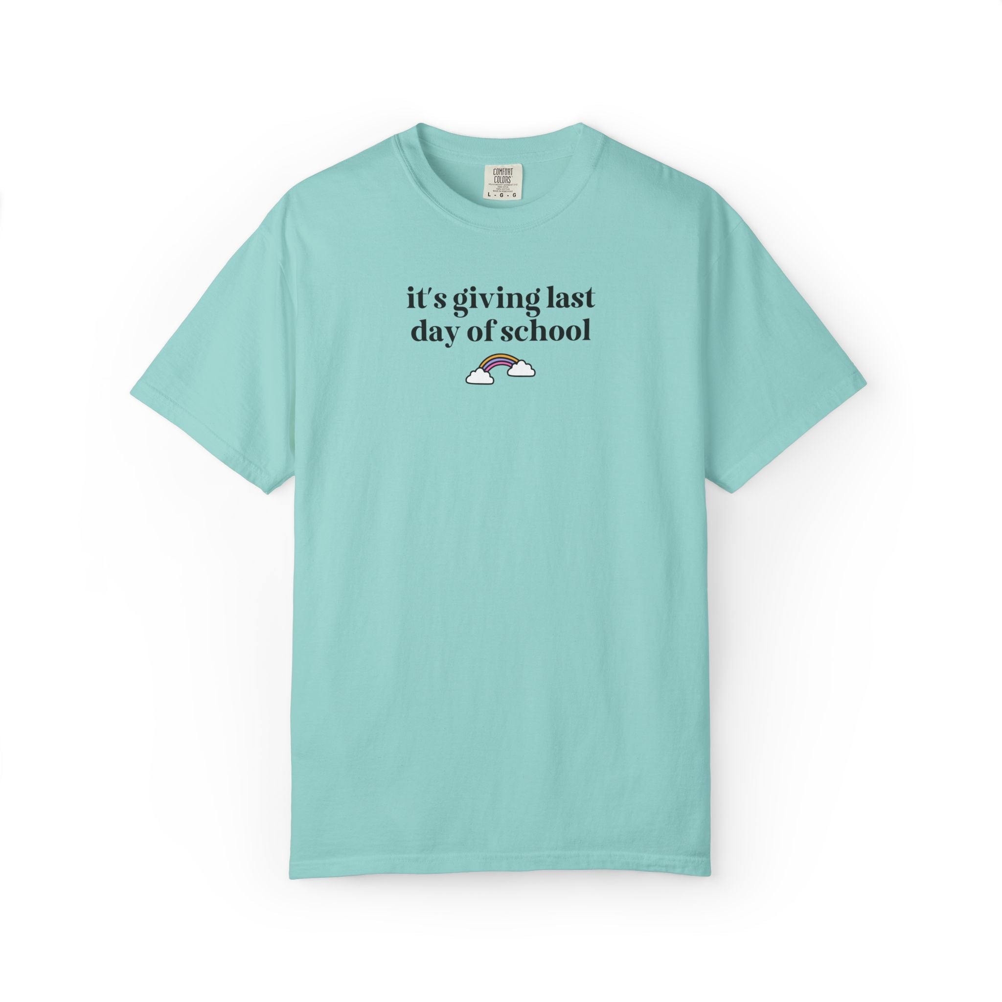 High School Teacher Last Day of School Tee Shirt with Funny Sayings, Silly Gen Z Aesthetic Preppy Teacher Matching Tee Shirt for End of Year - Opal and June