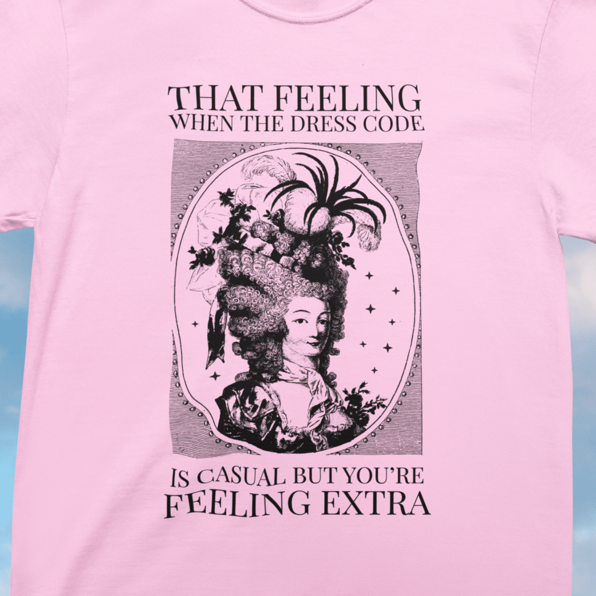 Historical Fashion Vintage Aesthetic Tee: When the Dress Code is Casual - Opal and June