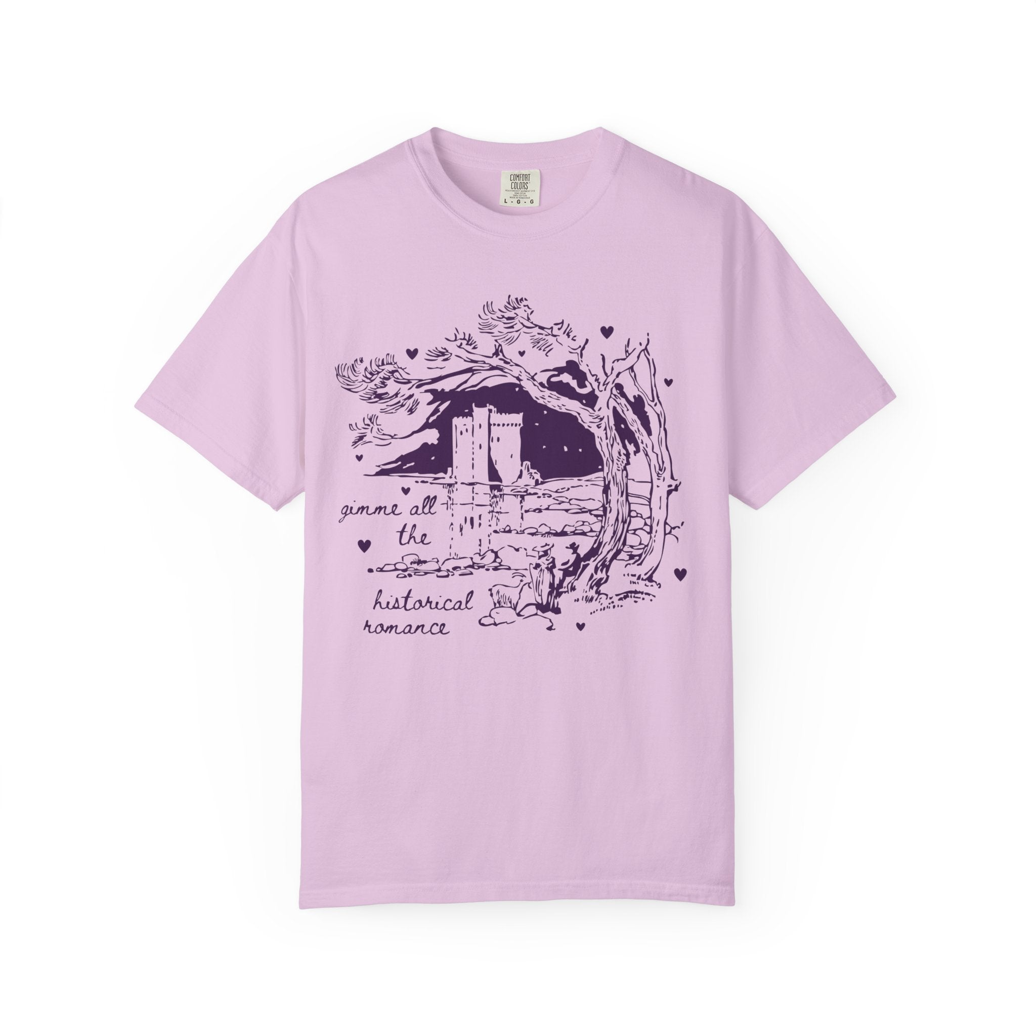 Historical Romance Reader Reader Tee Shirt, Book Lover, Cute Bookish Tee, Medieval Romance, Regency Romance, Librarian Gift, Comfort Colors - Opal and June