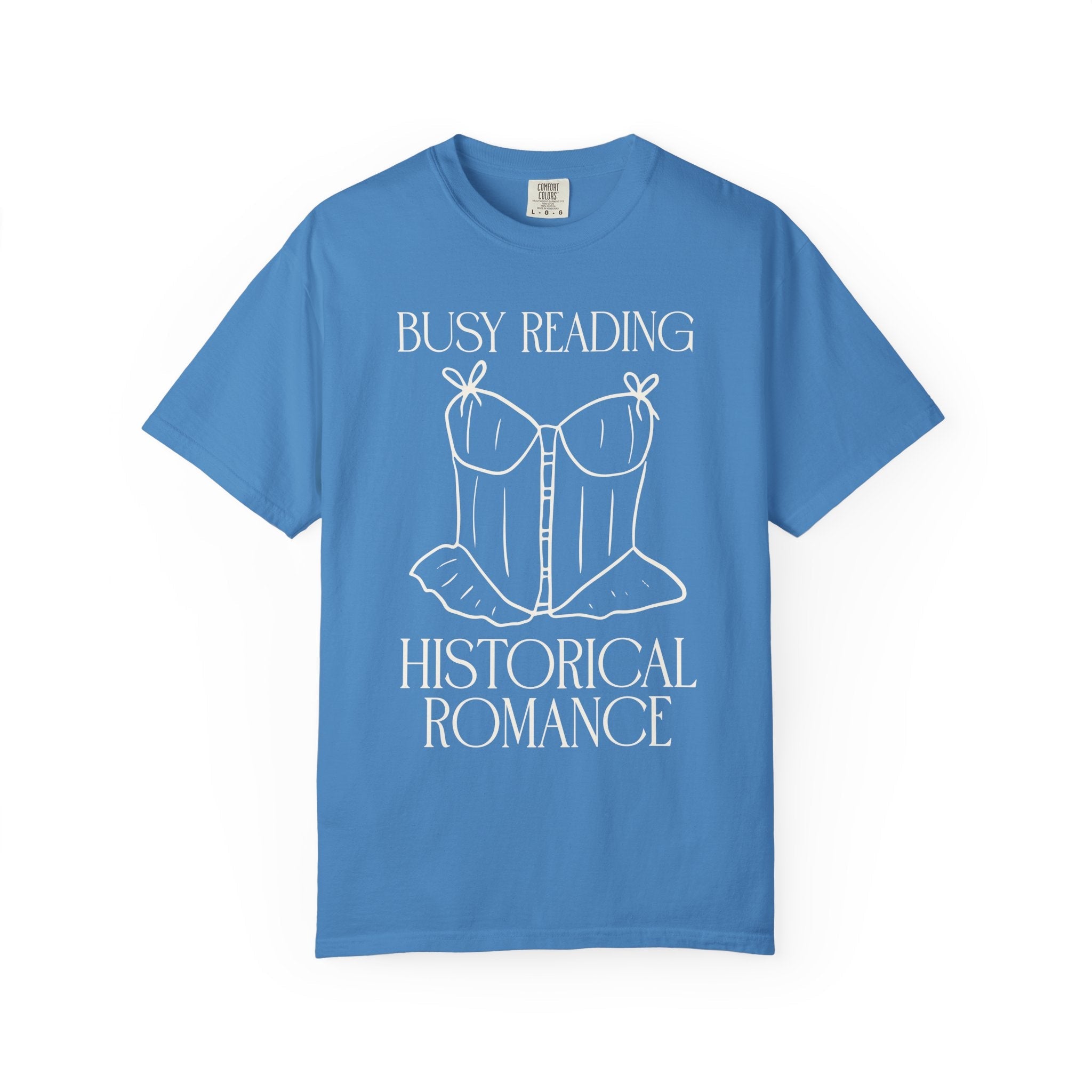 Historical Romance Shirt: Busy Reading Historical Romance, Corset Graphic Tee, Romance Reader Gift, Bookish Smut Lover Shirt for Bookworm - Opal and June