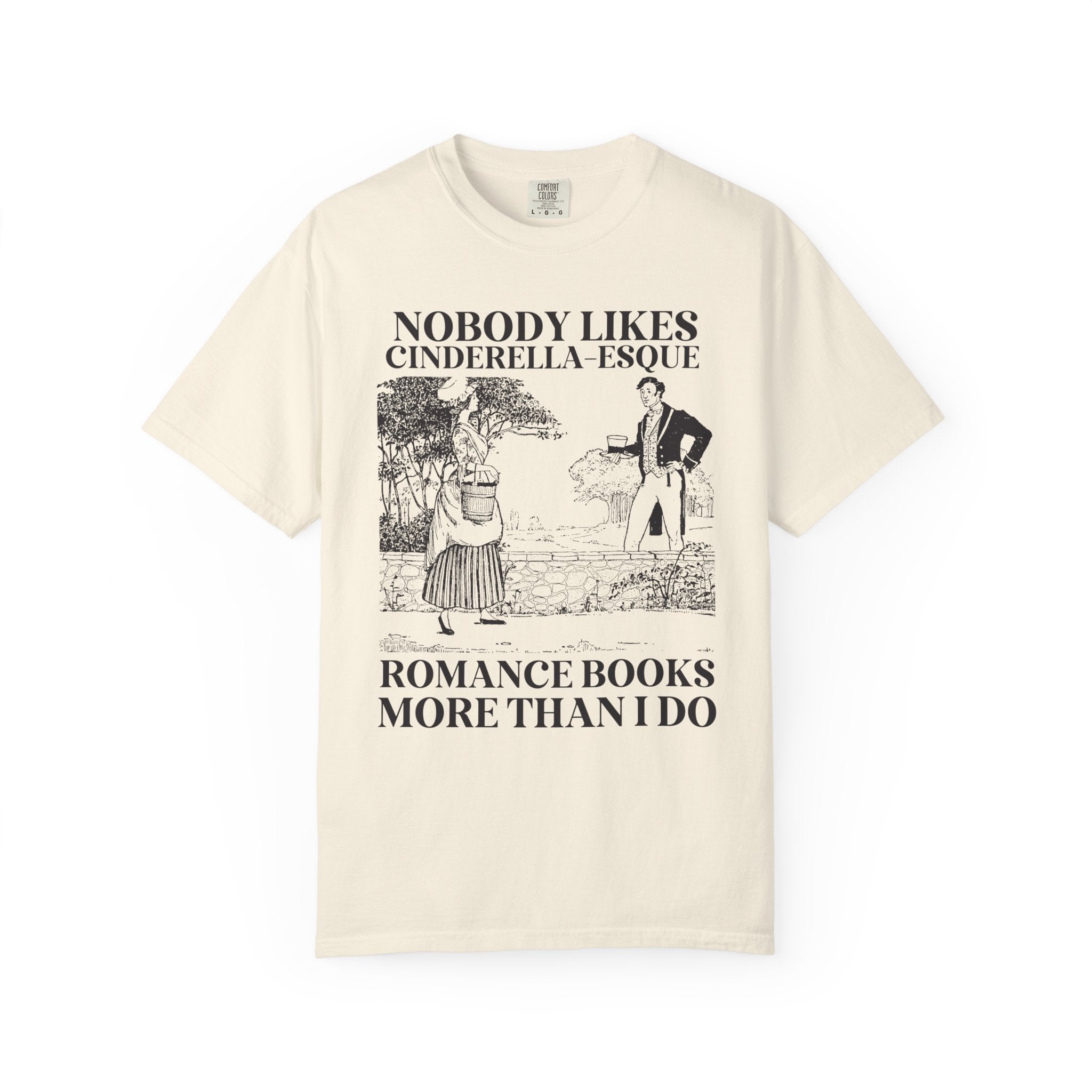 Historical Romance Tee Shirt for Romance Reader Who Loves Books Inspired by Grimm's Brother or Hans Christian Andersen Cinderella Fairy Tale - Opal and June