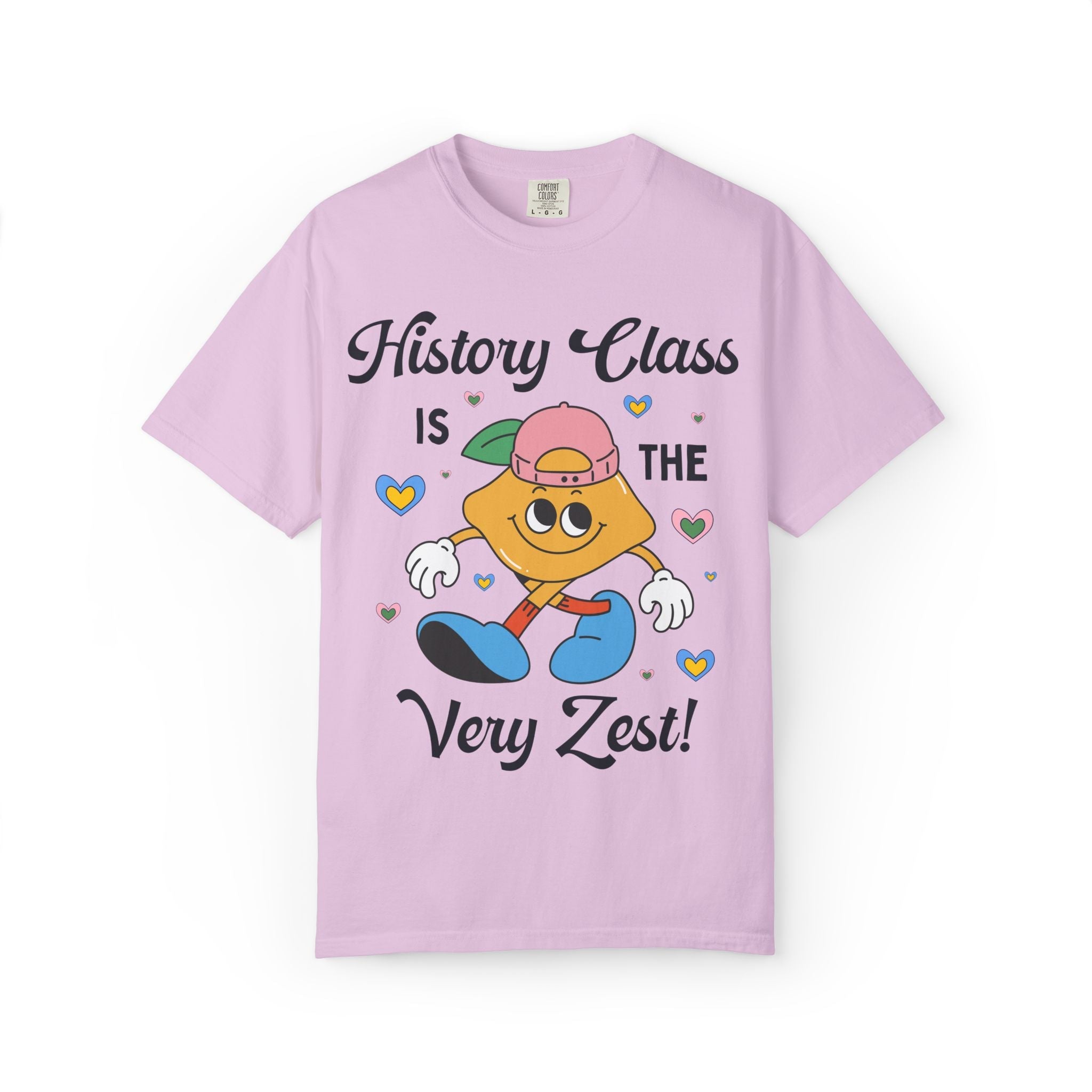 History Class is The Very Zest: Matching Teacher T-Shirt for Meet the Teacher Night or Back to School - Opal and June