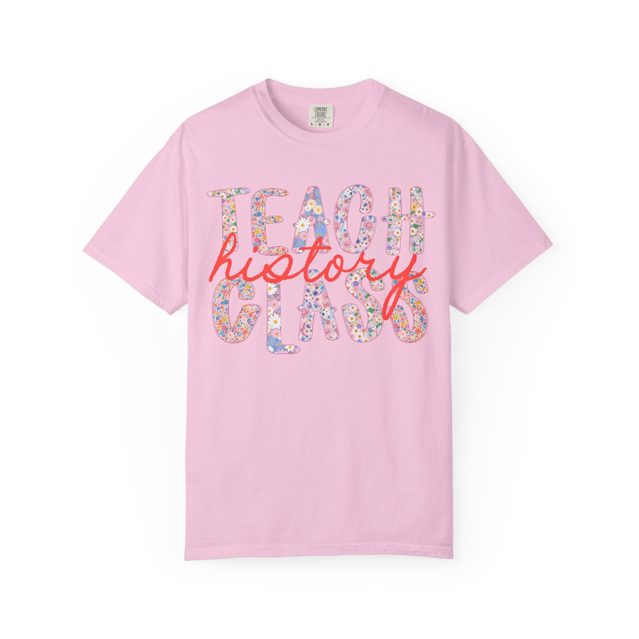 History Professor Tee Shirt for Back to School, Cute Floral History Department T-Shirt, History or Social Studies Teacher, New Teacher Gift - Opal and June