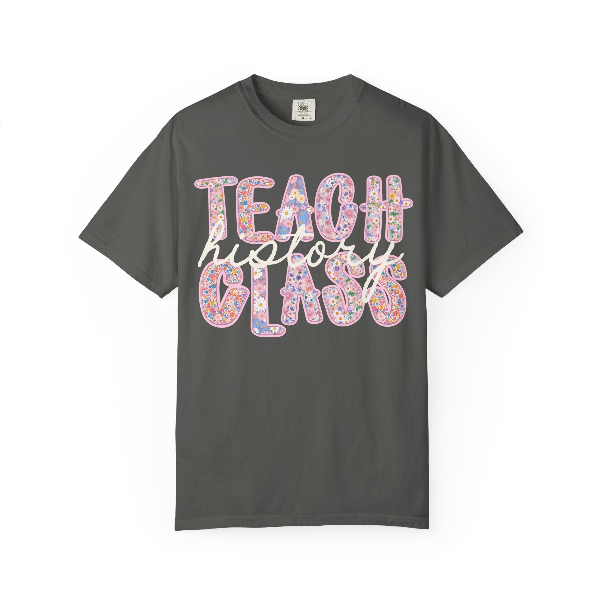 History Professor Tee Shirt for Back to School, Cute Floral History Department T-Shirt, History or Social Studies Teacher, New Teacher Gift - Opal and June
