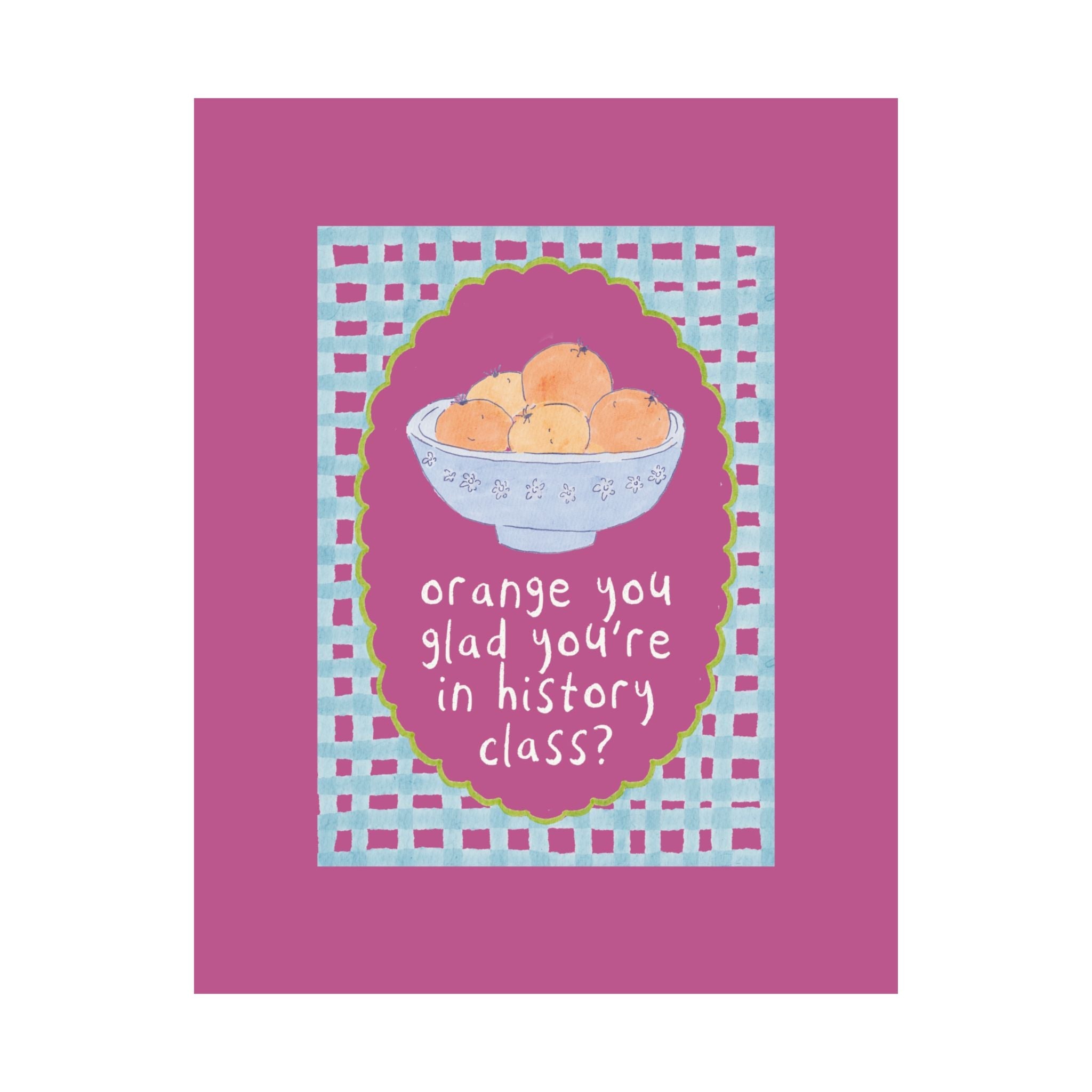 History Teacher Classroom Decor: Orange You Glad You're in History Class - Opal and June