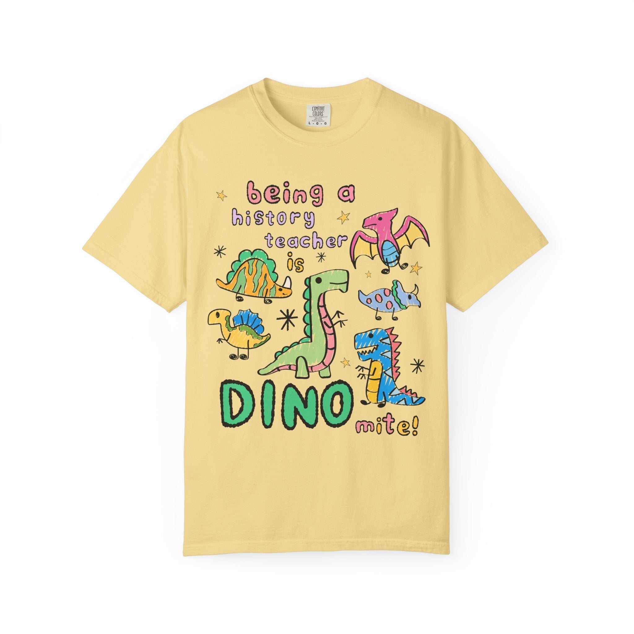 History Teacher Dinosaur Lover Tee Shirt for Historian, Cute Dreamcore T-Shirt for History Professor, Social Studies Teaching Assistant Gift - Opal and June