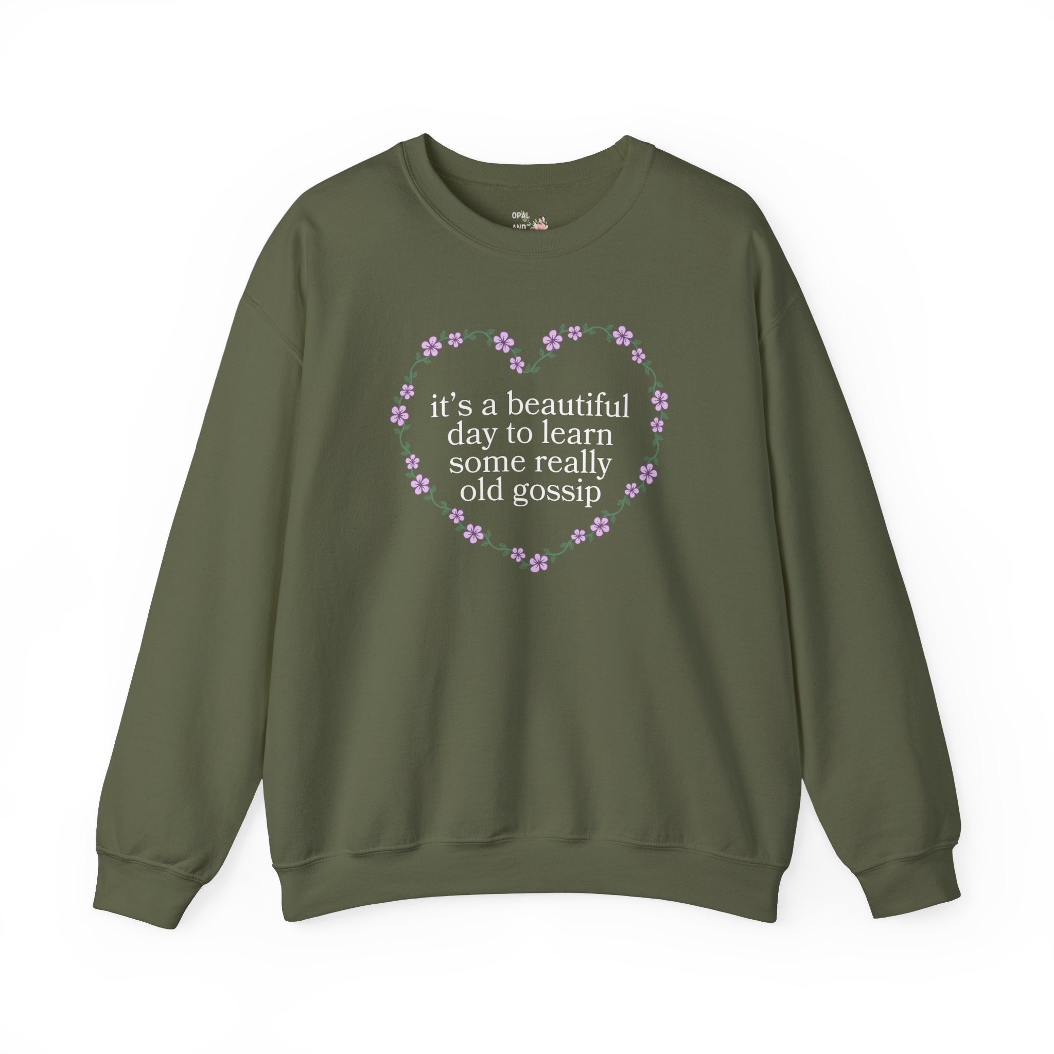 History Teacher Sweatshirt with Funny Saying, Silly Social Studies Teacher Shirt with Flowers, History Buff Present for History Major Grad - Opal and June