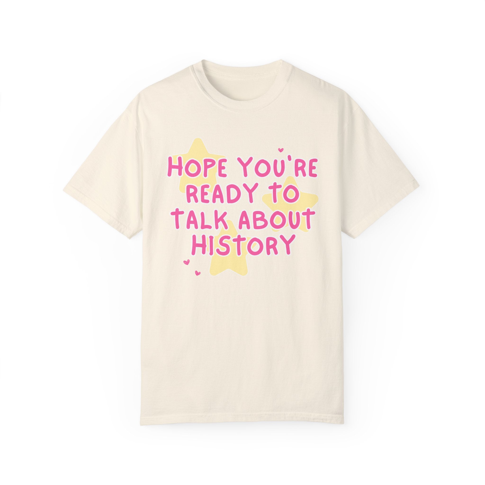 History Teacher T-Shirt with Stars: Cute Historian Gift for History Buff, Social Studies Teacher, Gift for Mom or Sister who Loves History - Opal and June