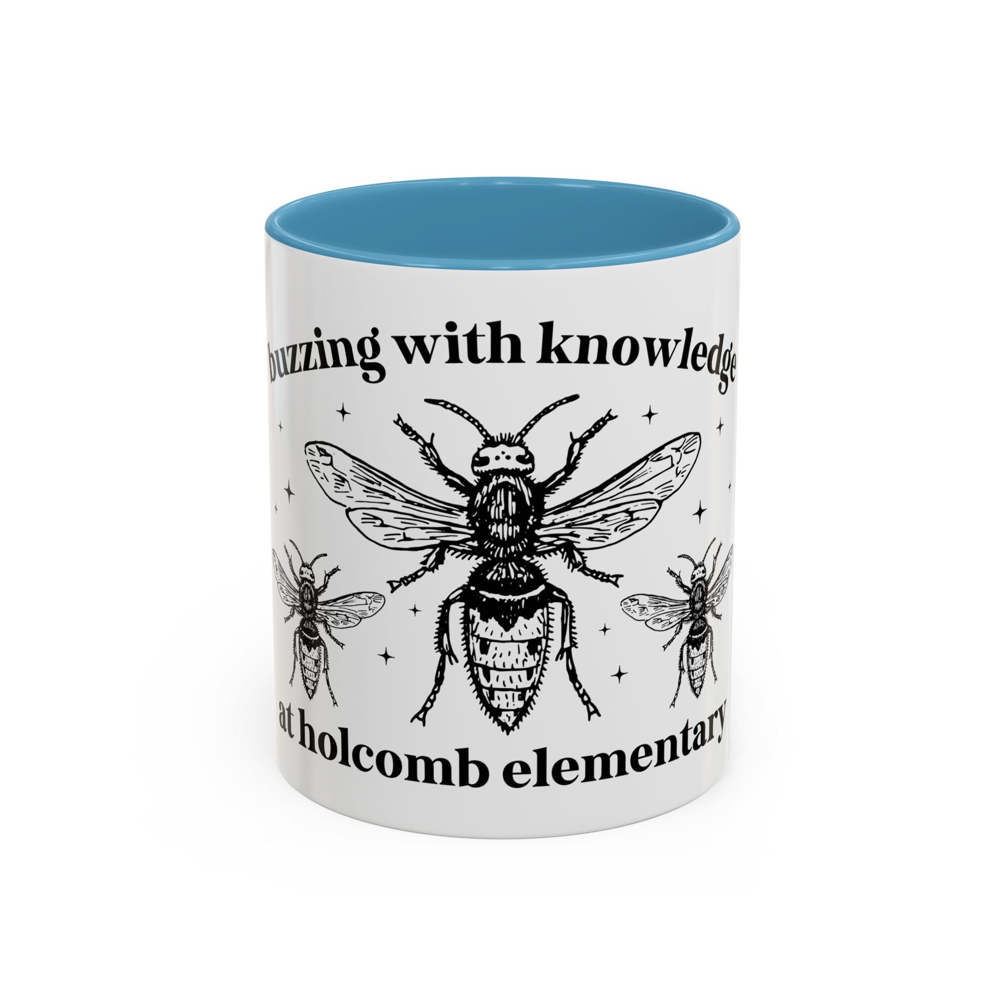 Holcomb Elementary School Coffee Mug: Buzzing with Knowledge - Opal and June