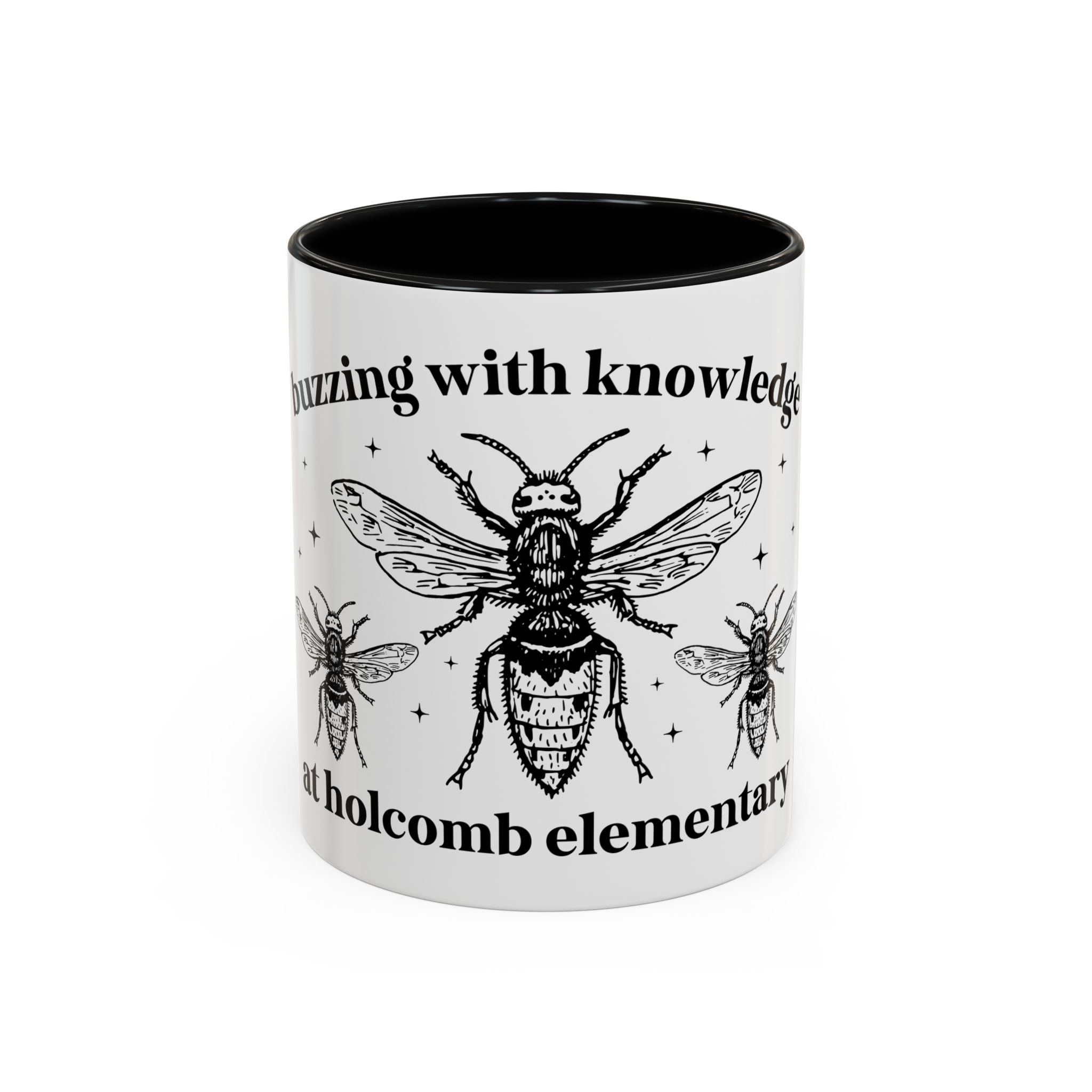 Holcomb Elementary School Coffee Mug: Buzzing with Knowledge - Opal and June