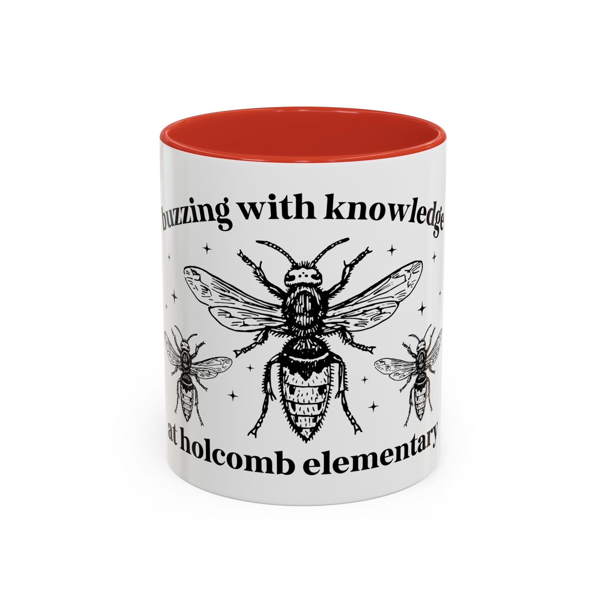 Holcomb Elementary School Coffee Mug: Buzzing with Knowledge - Opal and June