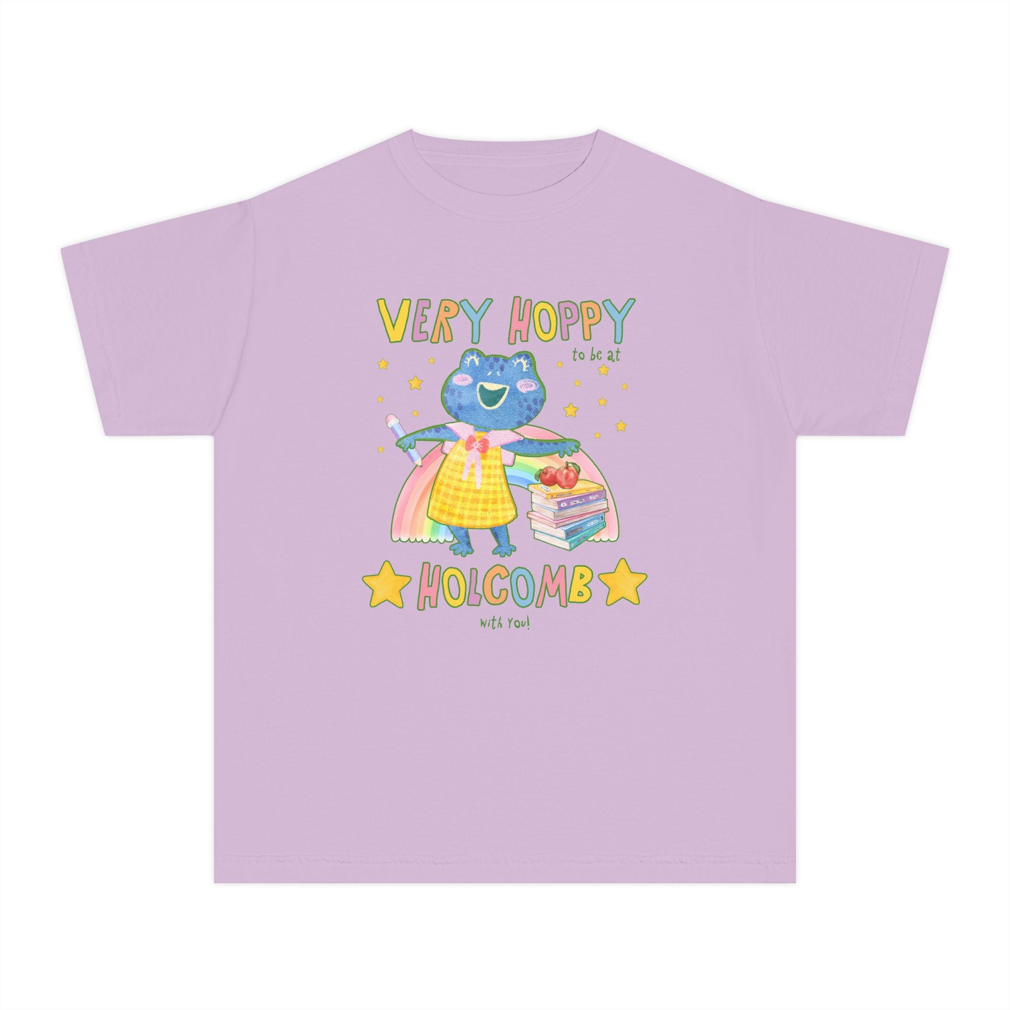 Holcomb Elementary School Kids Tee Shirt: Very Hoppy - Opal and June