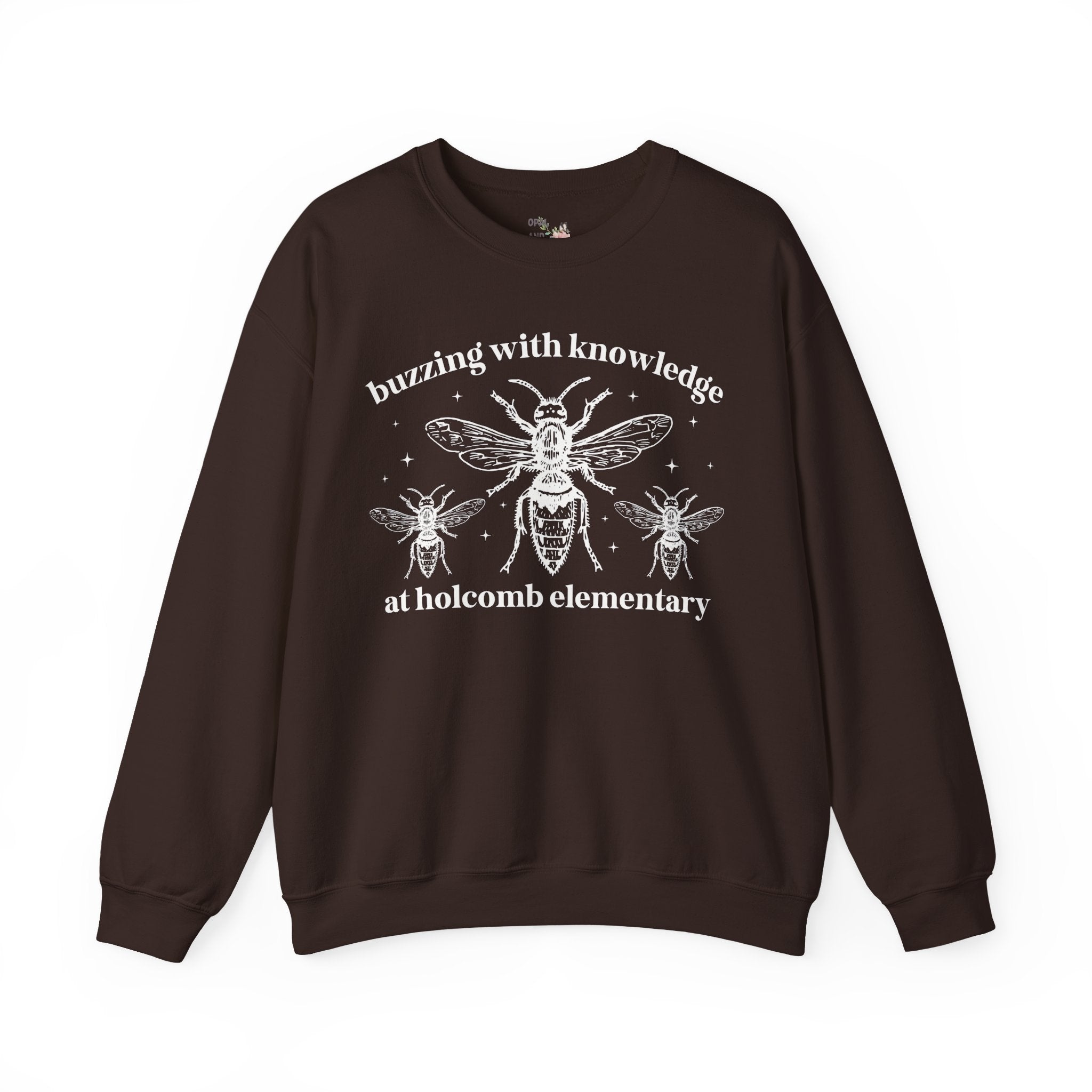 Holcomb Elementary School Sweatshirt: Buzzing with Knowledge - Opal and June