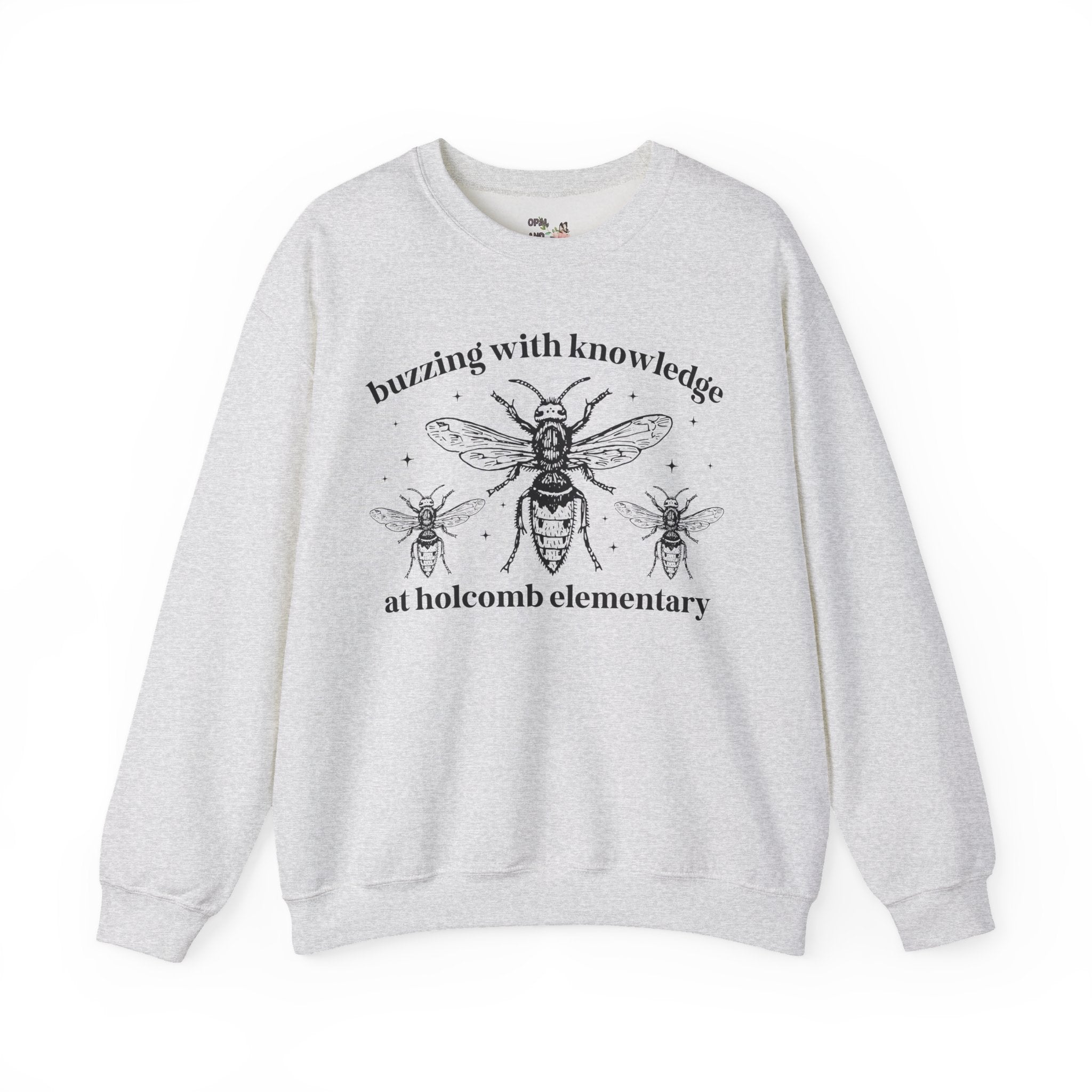 Holcomb Elementary School Sweatshirt: Buzzing with Knowledge - Opal and June