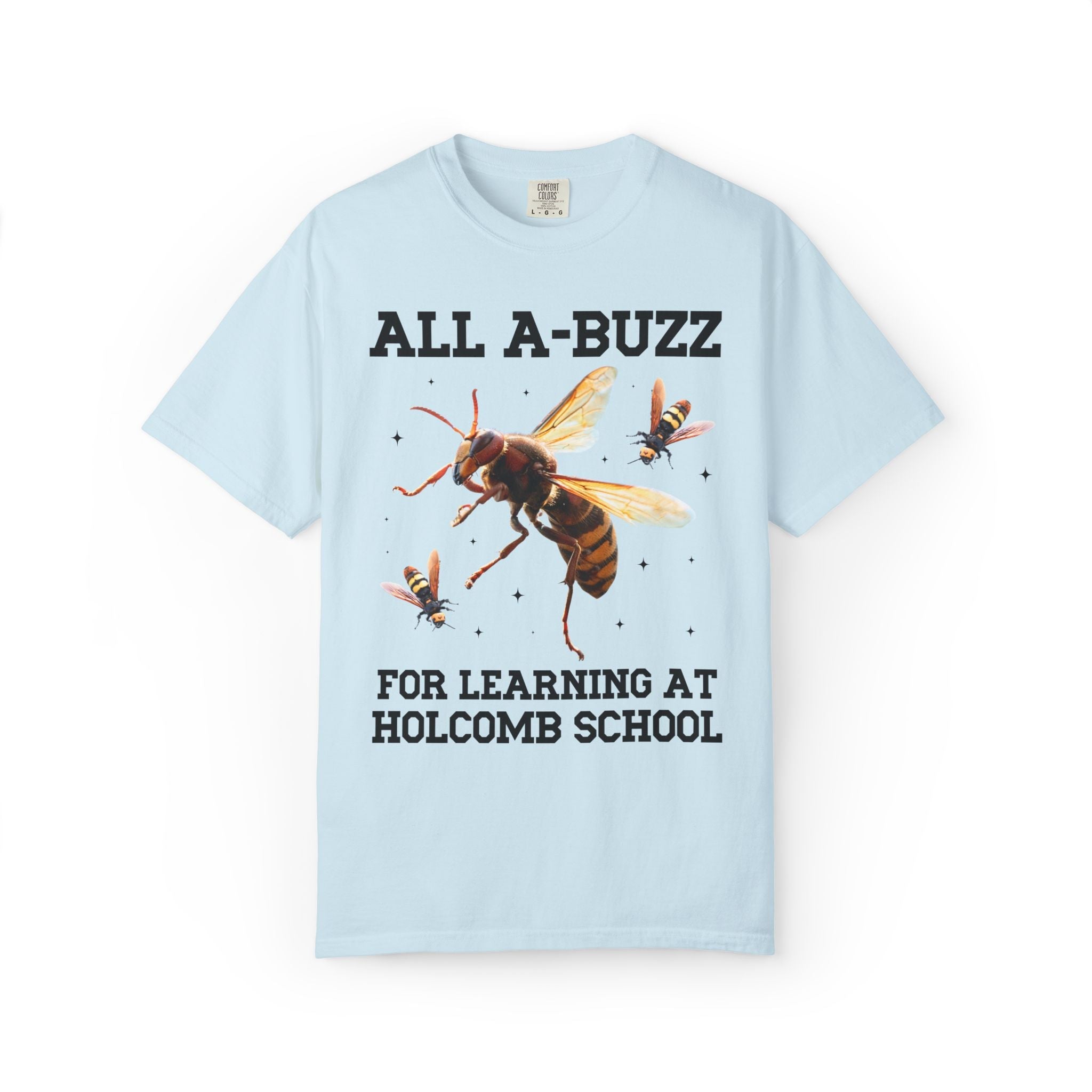 Holcomb Elementary School Tee Shirt: All A - Buzz For Learning - Opal and June