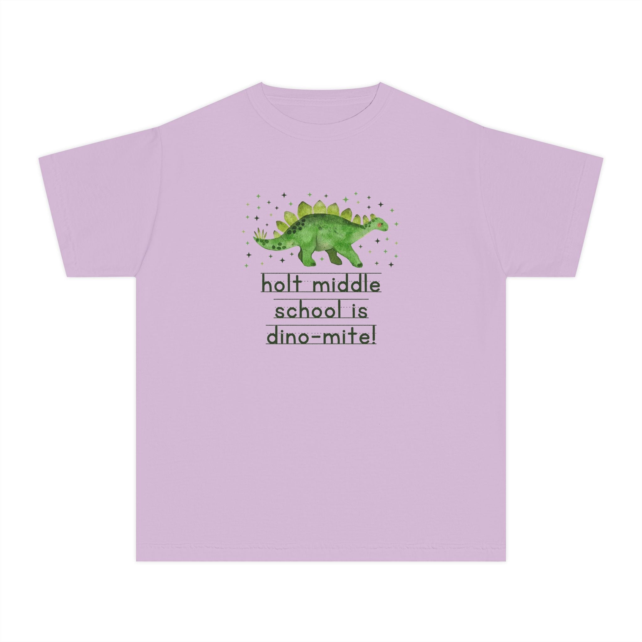 Holt Middle School is Dino - Mite Kids Tee Shirt | FPS + Opal and June Kids Tee Shirt, Fayetteville Public Schools - Opal and June