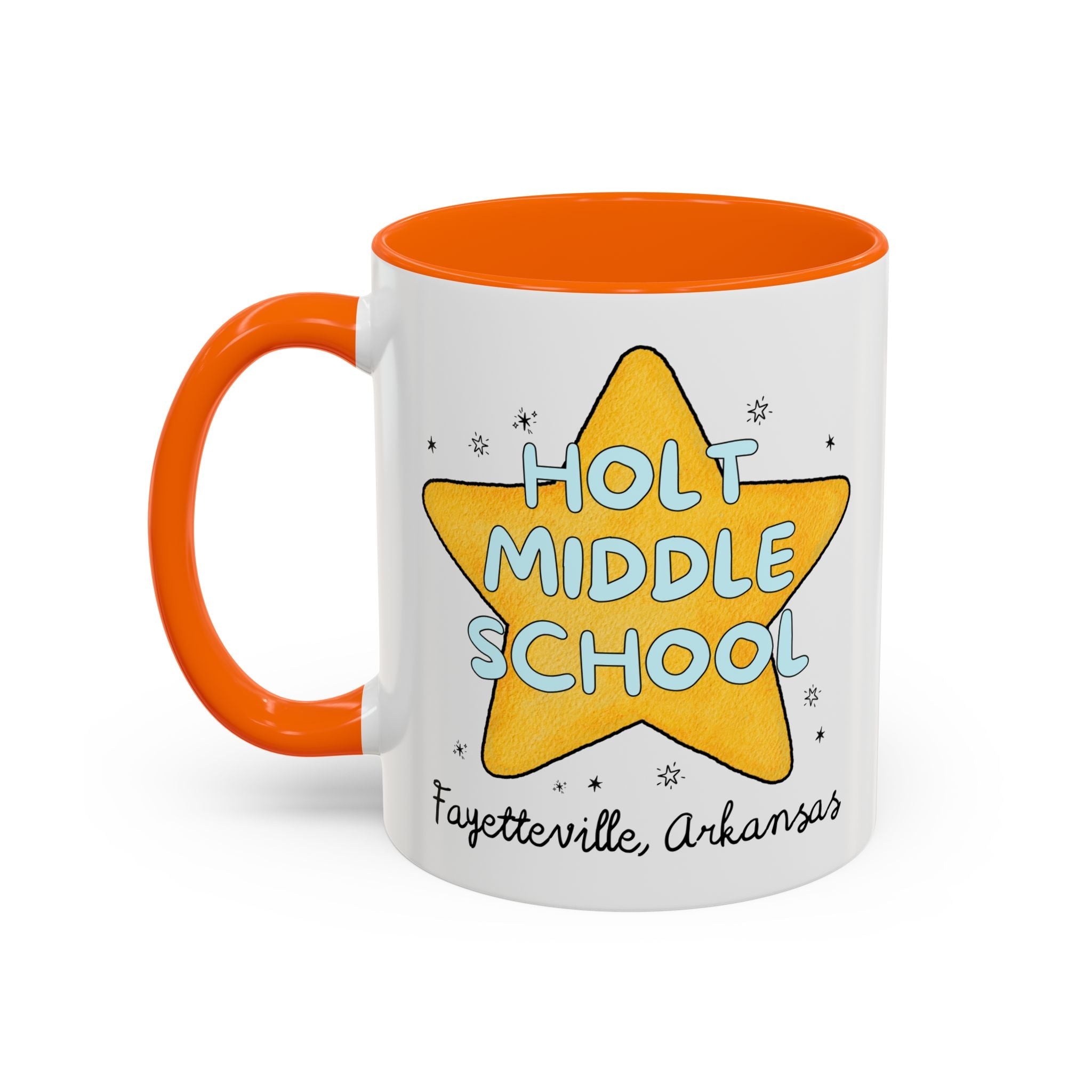 Holt Middle School Kids 11 Oz Coffee Mug: Retro Star - Opal and June