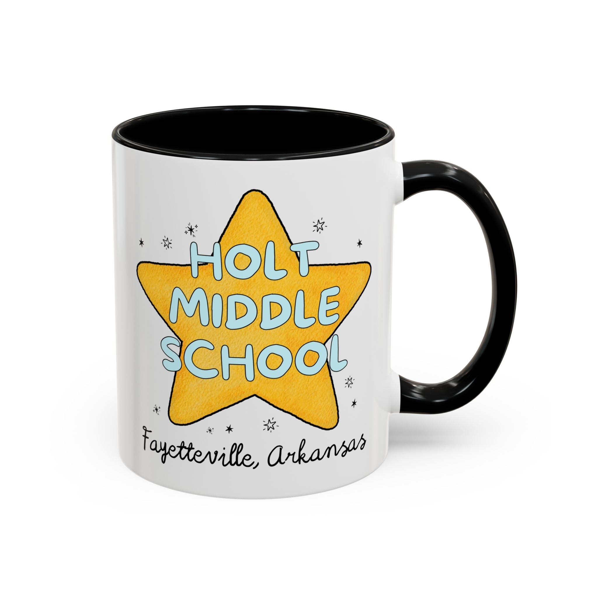 Holt Middle School Kids 11 Oz Coffee Mug: Retro Star - Opal and June