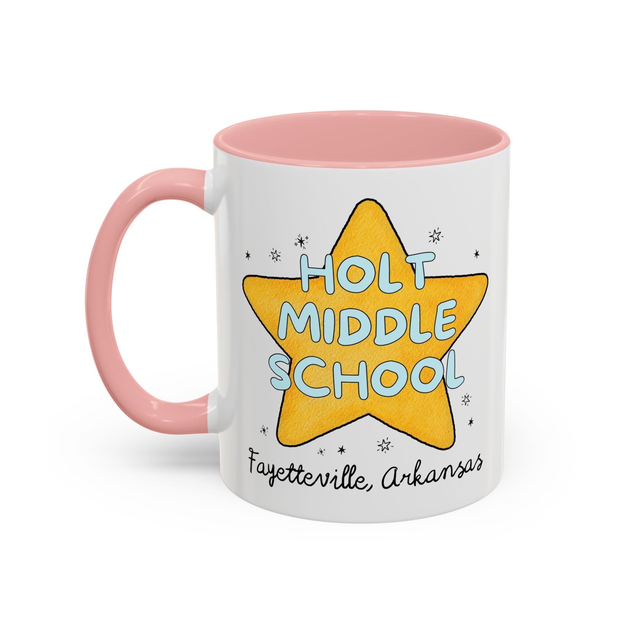 Holt Middle School Kids 11 Oz Coffee Mug: Retro Star - Opal and June