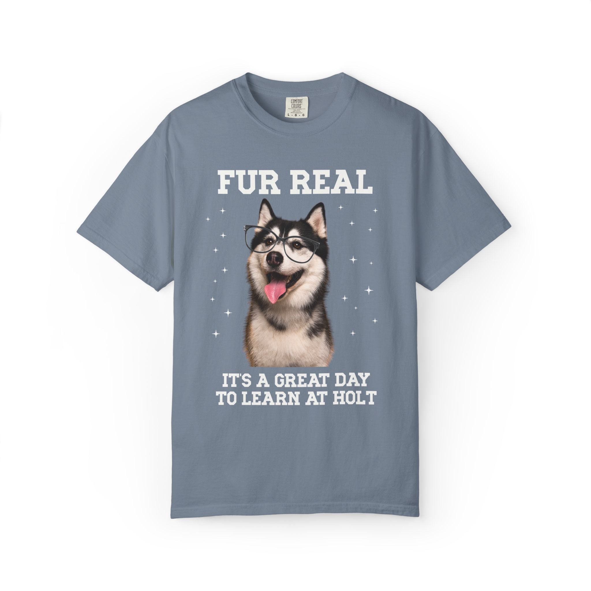 Holt Middle School Tee Shirt: Fur Real, It's a Great Day to Learn at Holt | FPS + Opal and June Tee Shirt, Fayetteville Public Schools - Opal and June