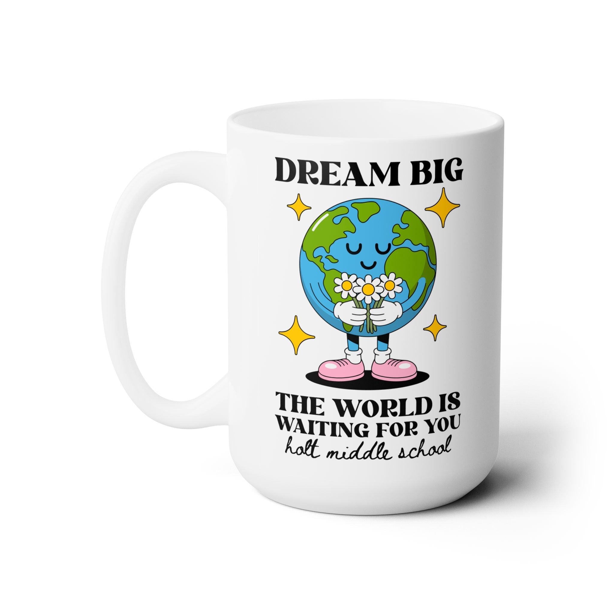 Holt Middle School The World is Waiting for You | FPS + Opal and June Coffee Mug, Fayetteville Public Schools - Opal and June