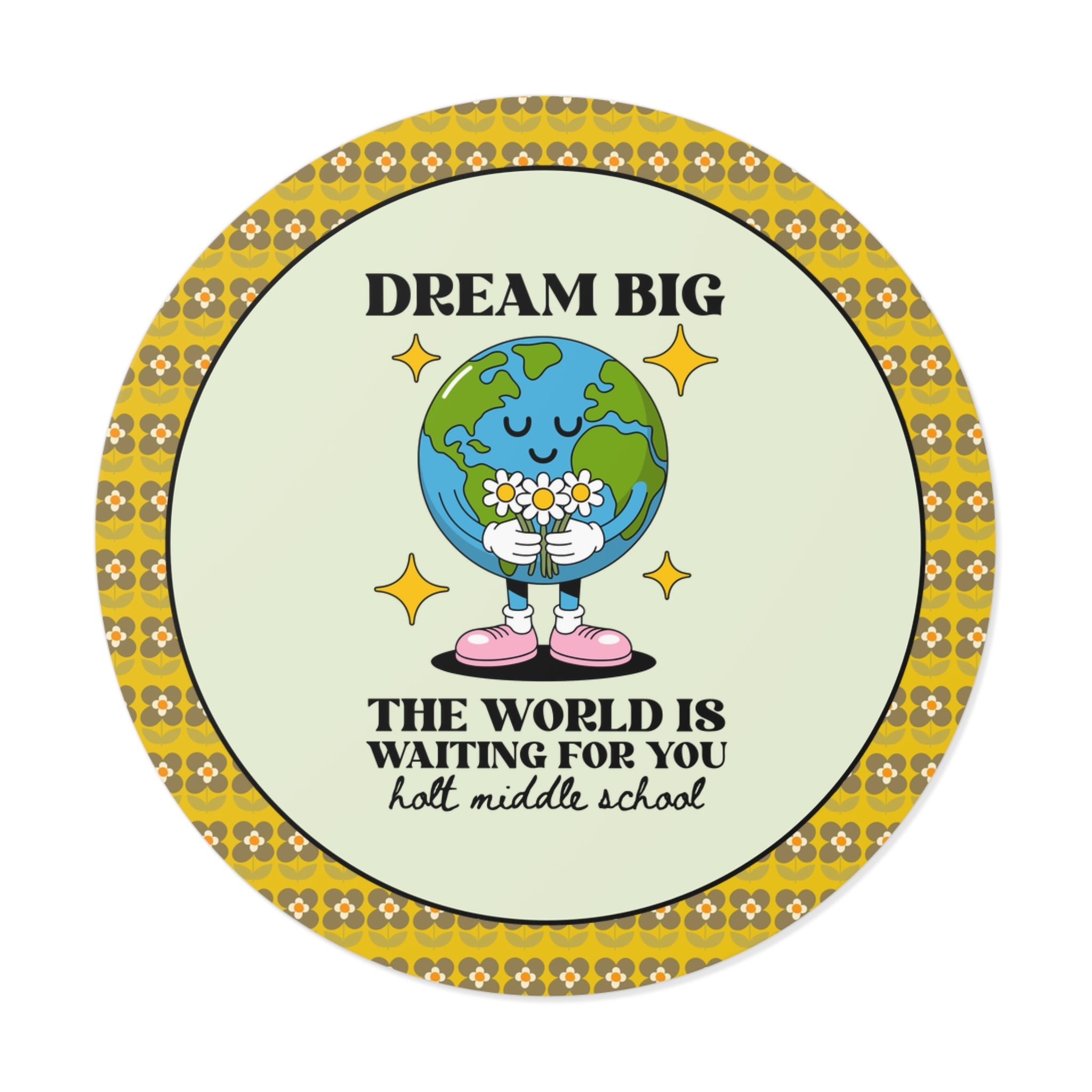 Holt Middle School The World is Waiting for You | FPS + Opal and June Sticker, Fayetteville Public Schools - Opal and June